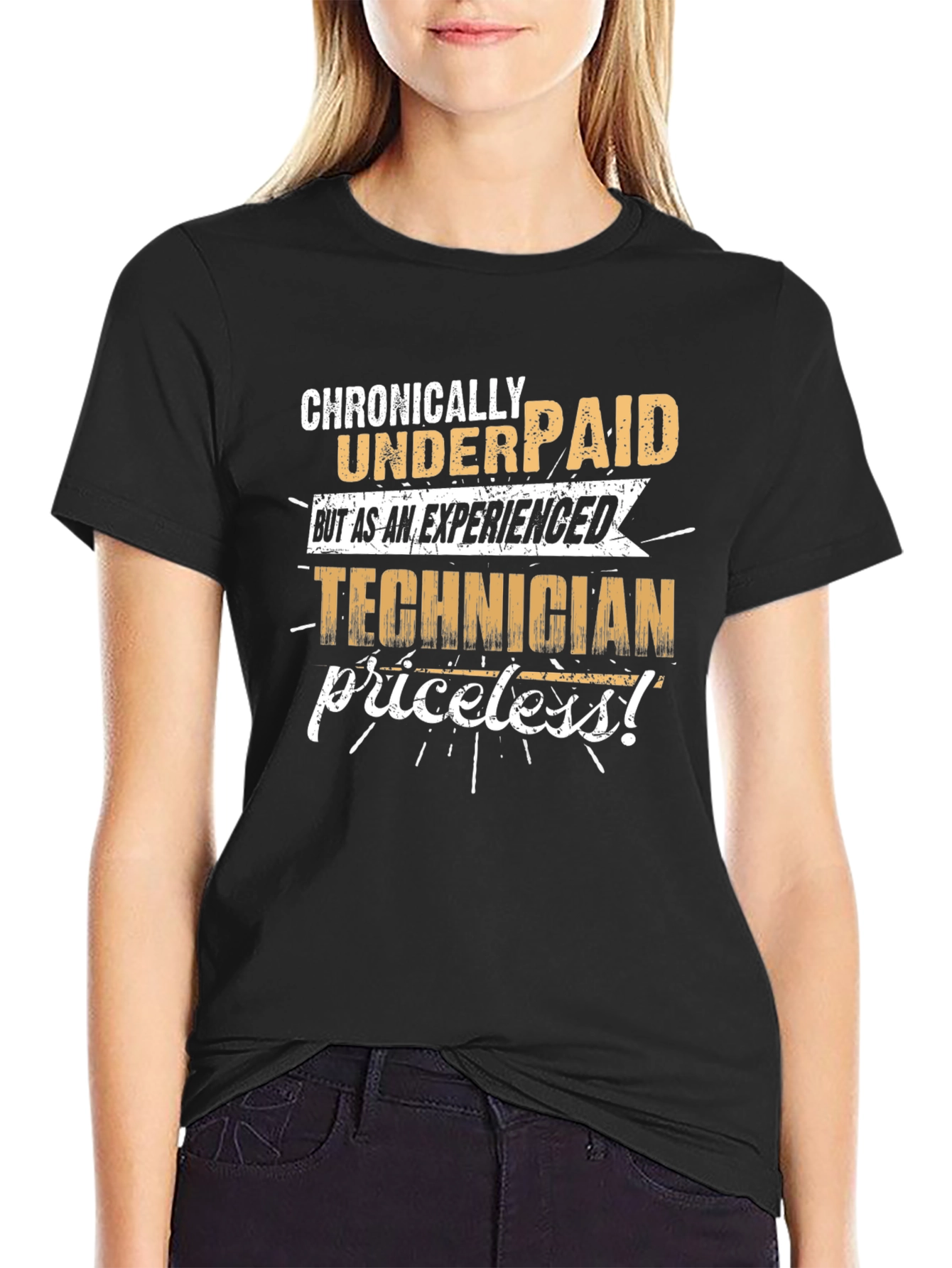 Chronically Underpaid Technician Graphic T-Shirt