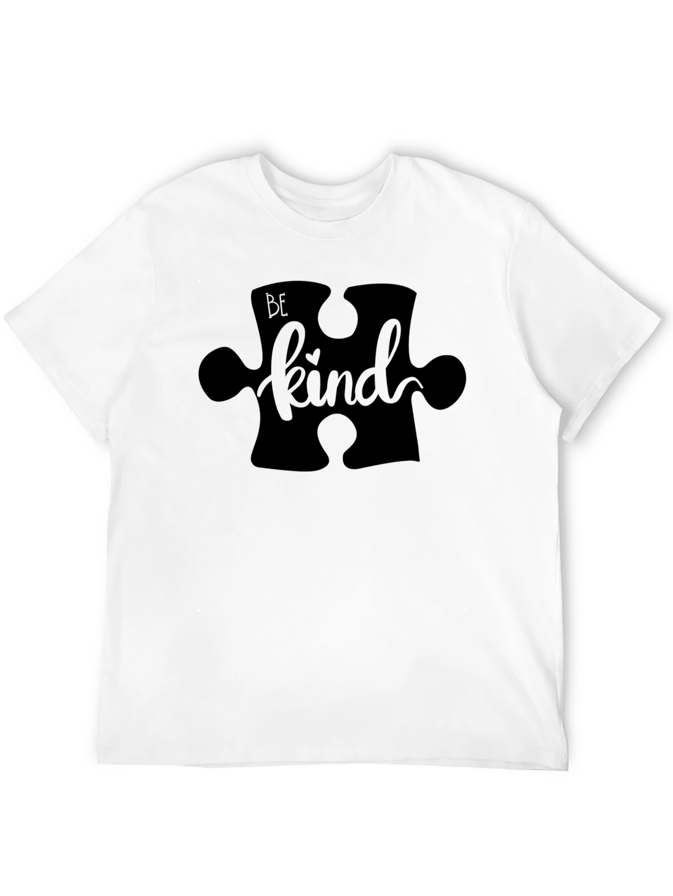 Be Kind Autism Awareness Puzzle Piece Tee