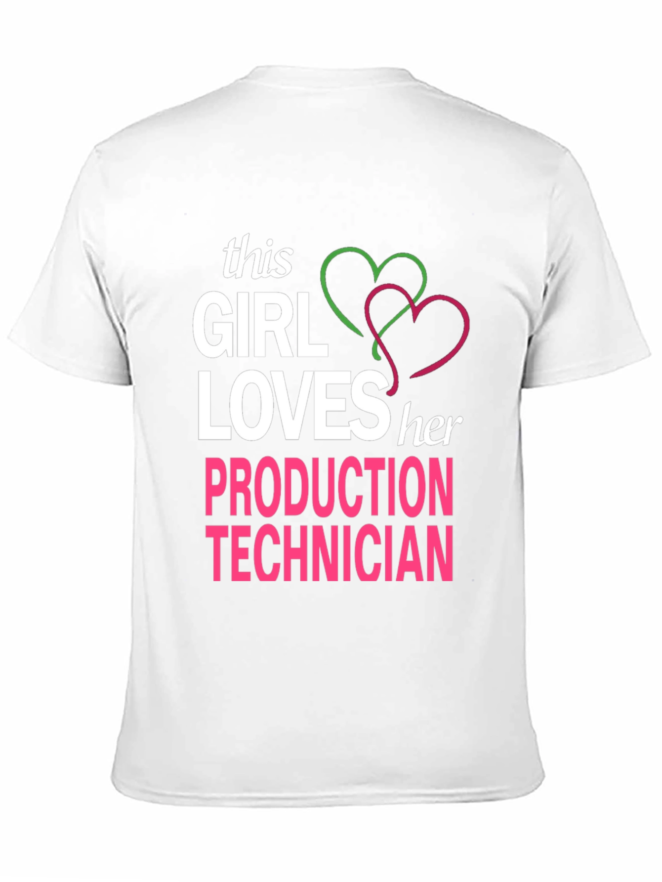 Girl Loves Production Technician T-Shirt