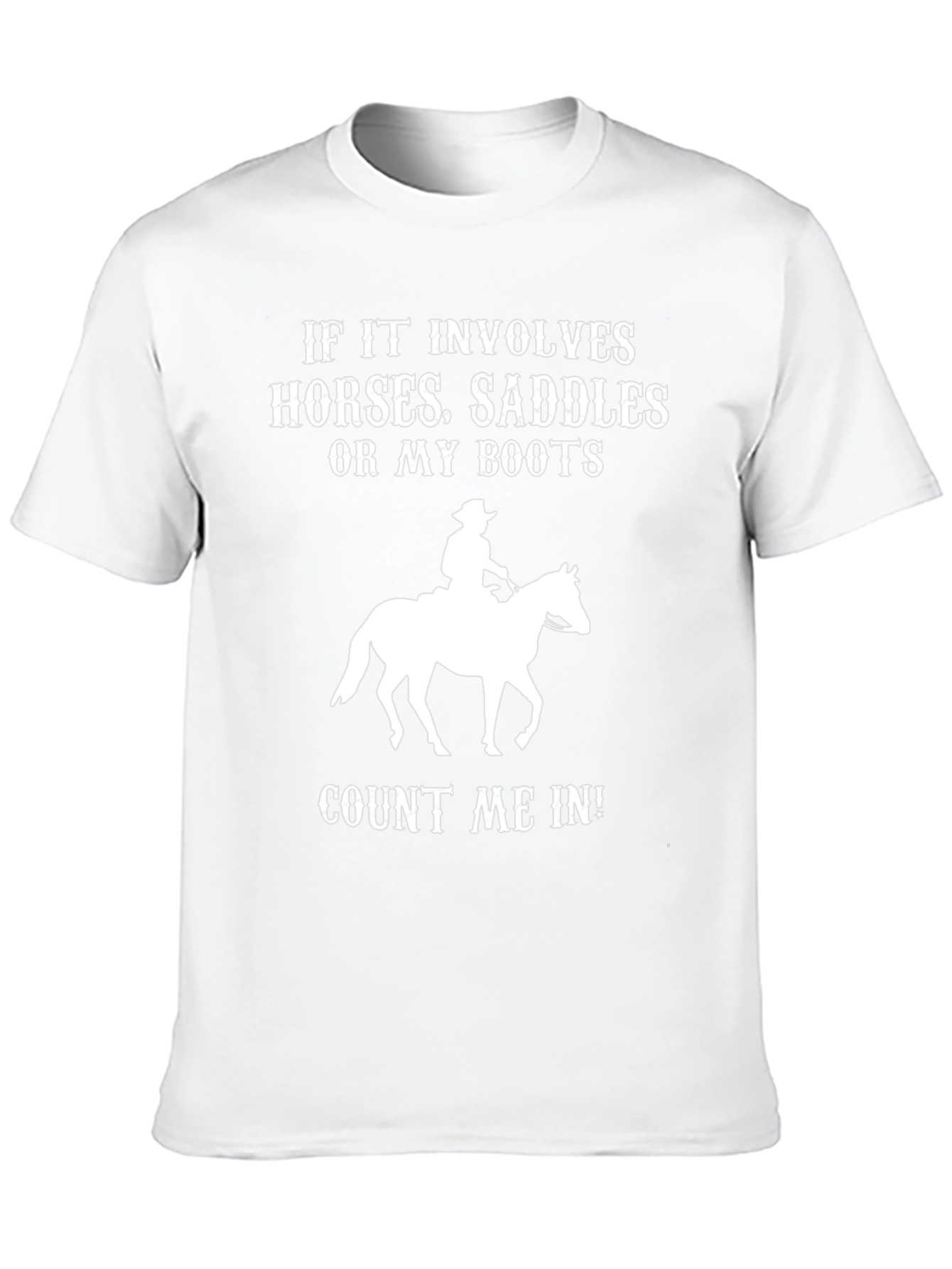 Horses Saddles Boots T-Shirt