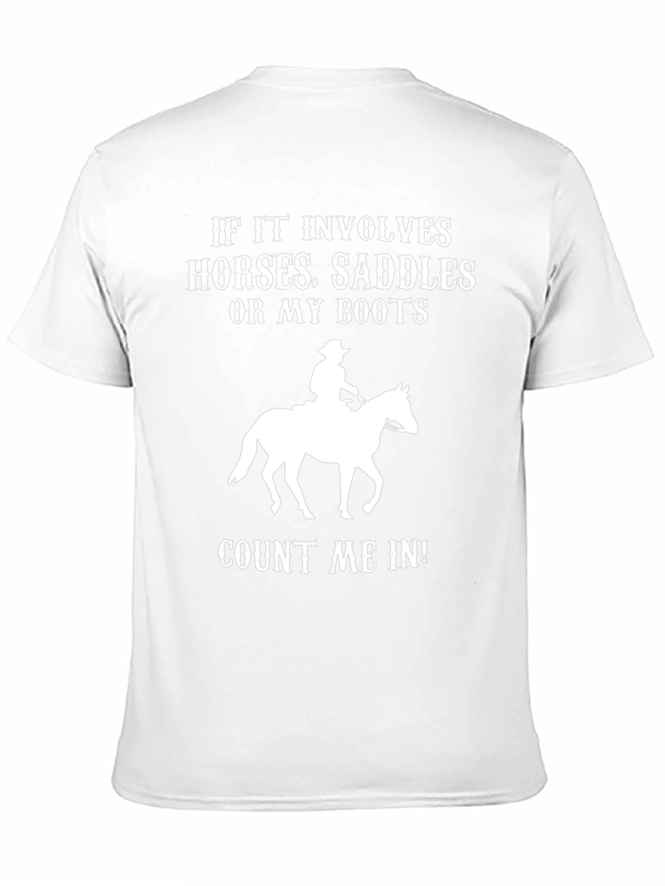 Horses Saddles Boots T-Shirt