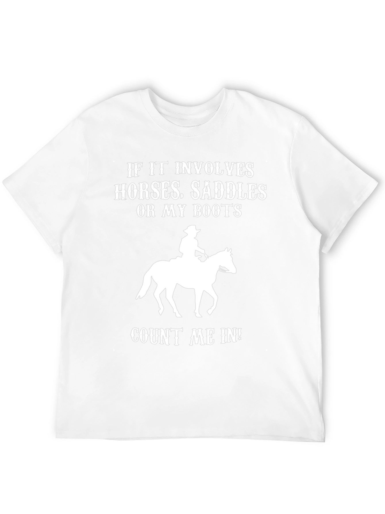 Horses Saddles Boots T-Shirt
