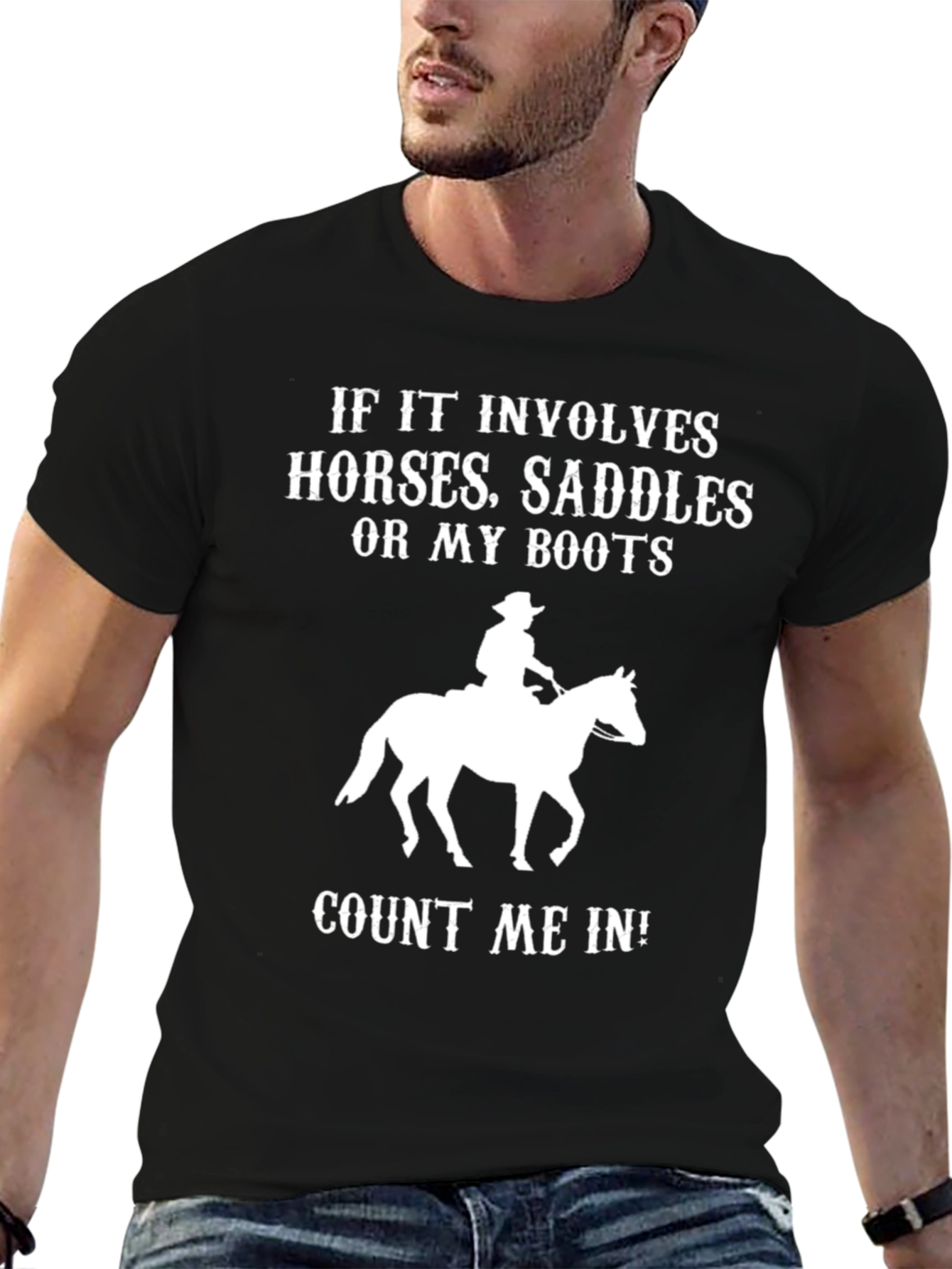 Horses Saddles Boots T-Shirt