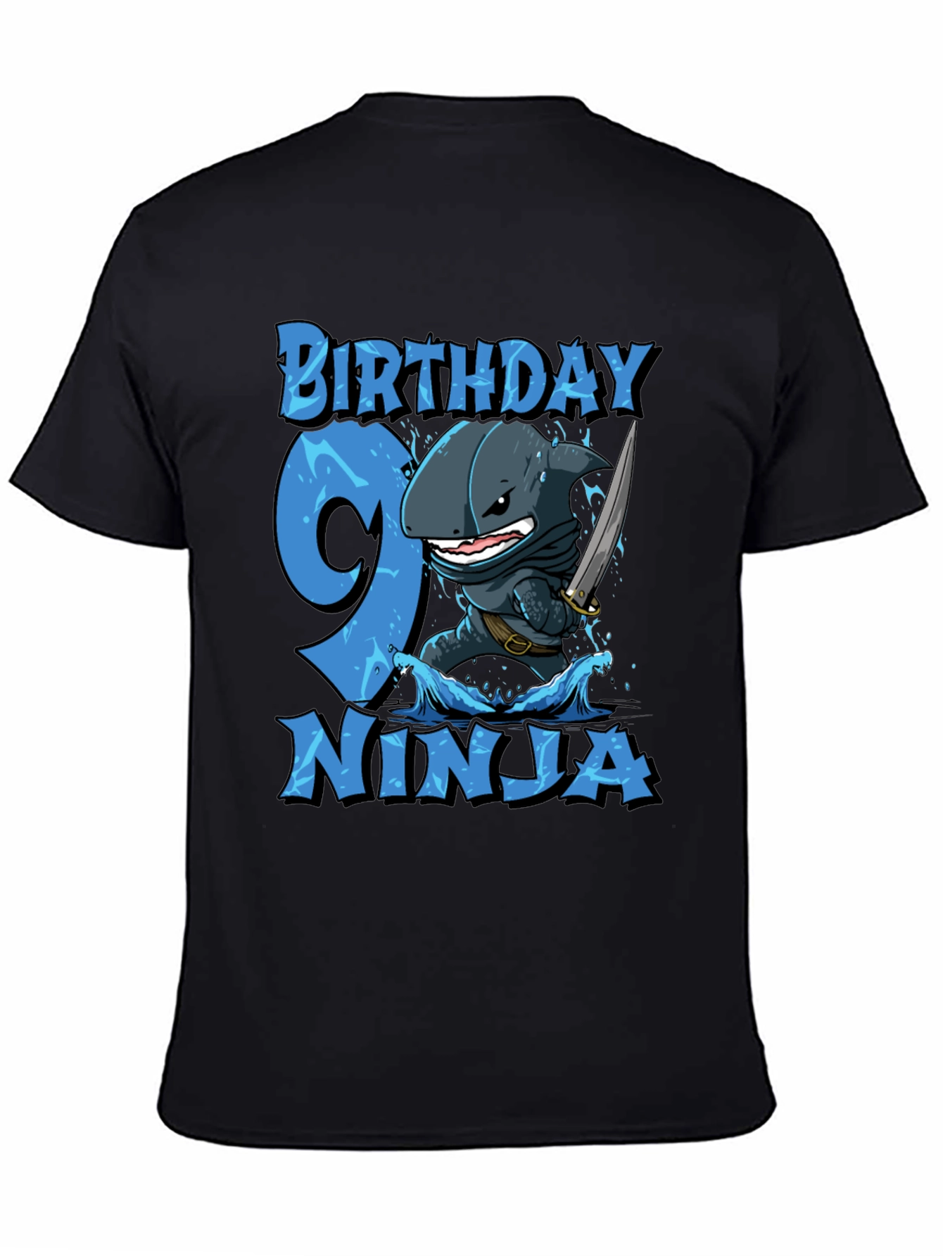 Birthday Ninja Shark T-Shirt - Boys
