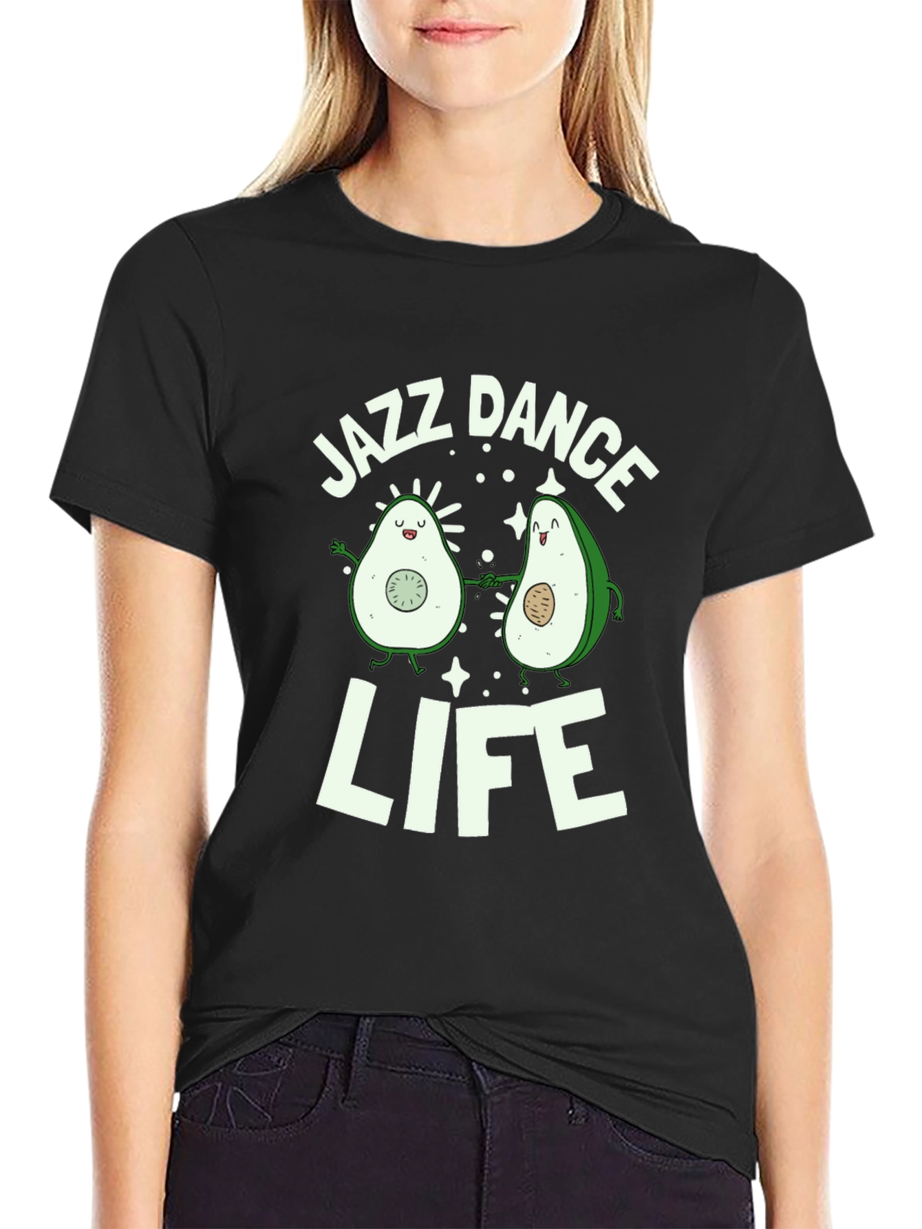 Jazz Dance Life Avocado Graphic Tee