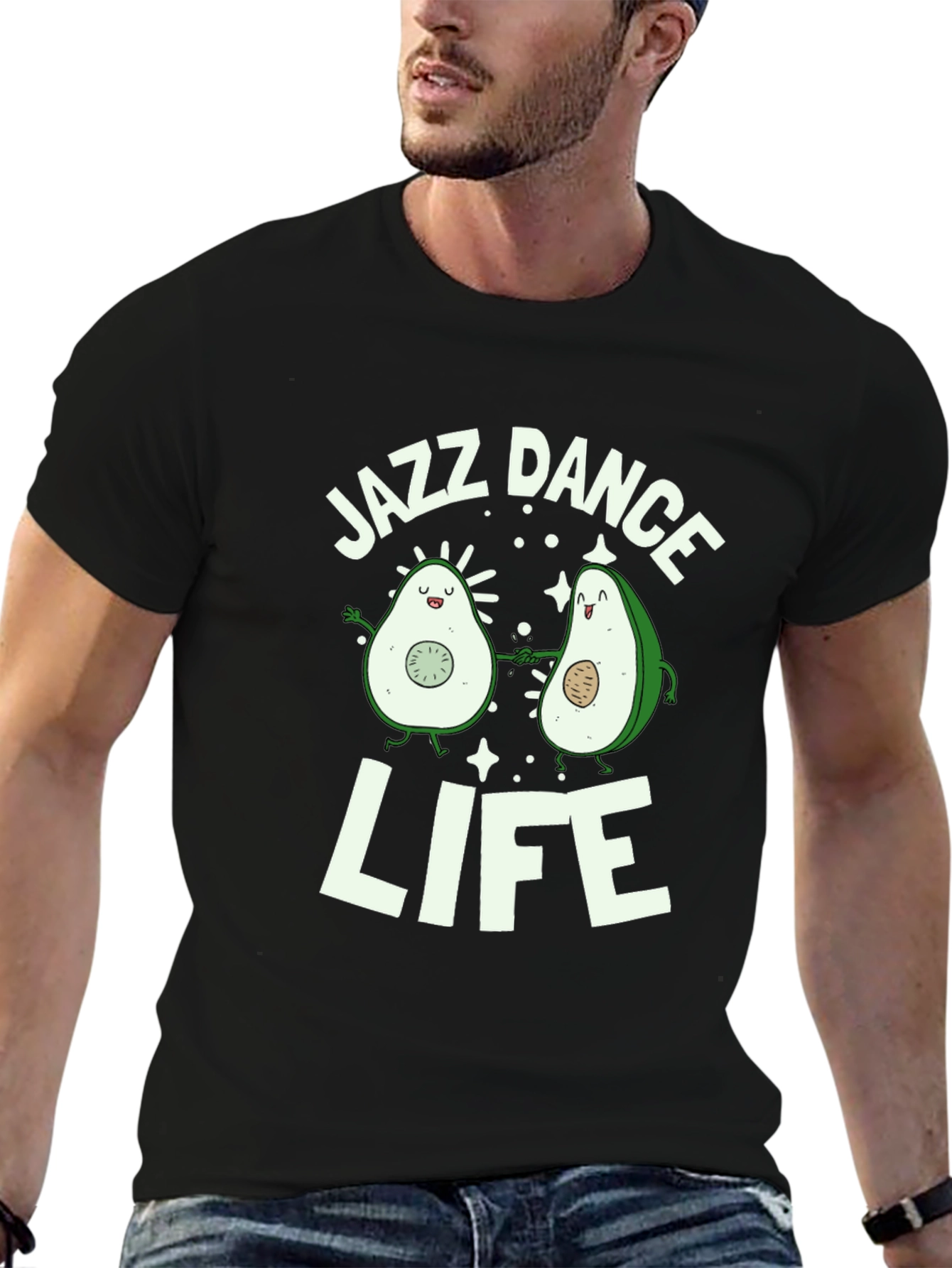 Jazz Dance Life Avocado Graphic Tee