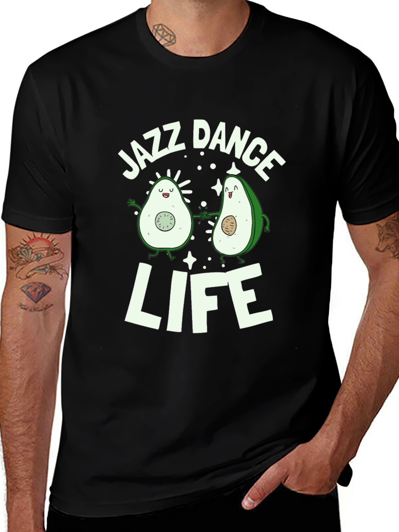 Jazz Dance Life Avocado Graphic Tee