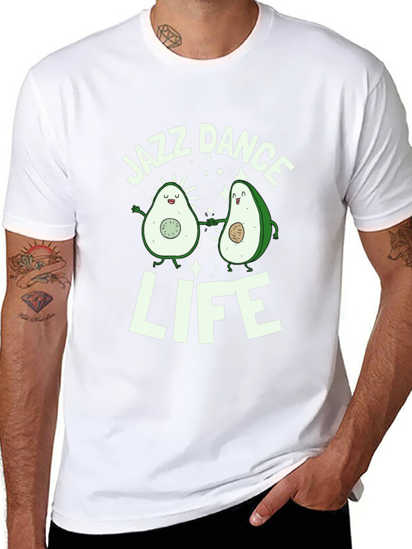 Jazz Dance Life Avocado Graphic Tee