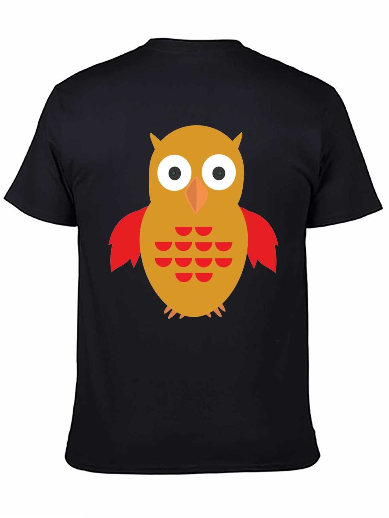 Owl Graphic T-Shirt - Mens Black Tee