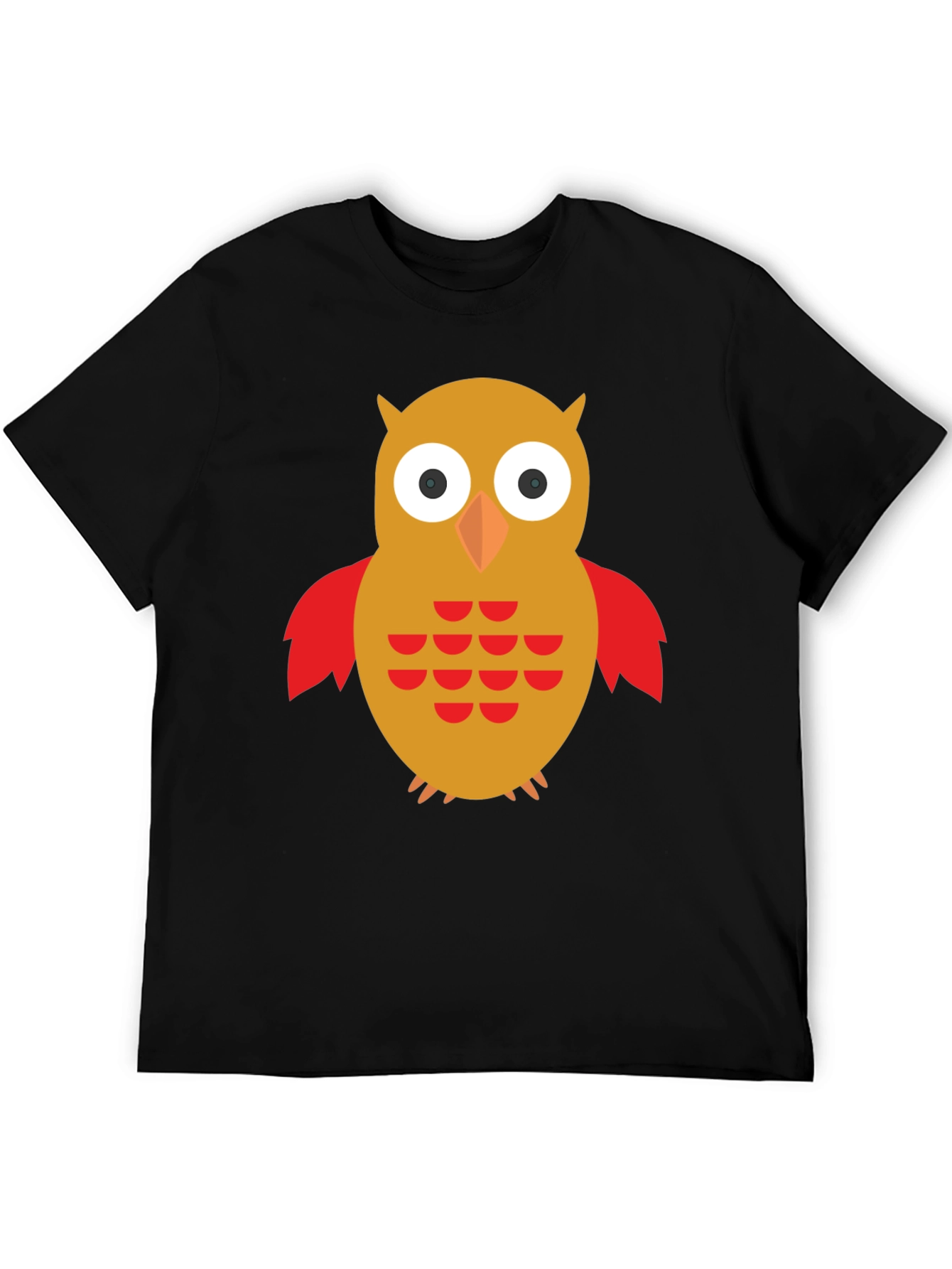 Owl Graphic T-Shirt - Mens Black Tee