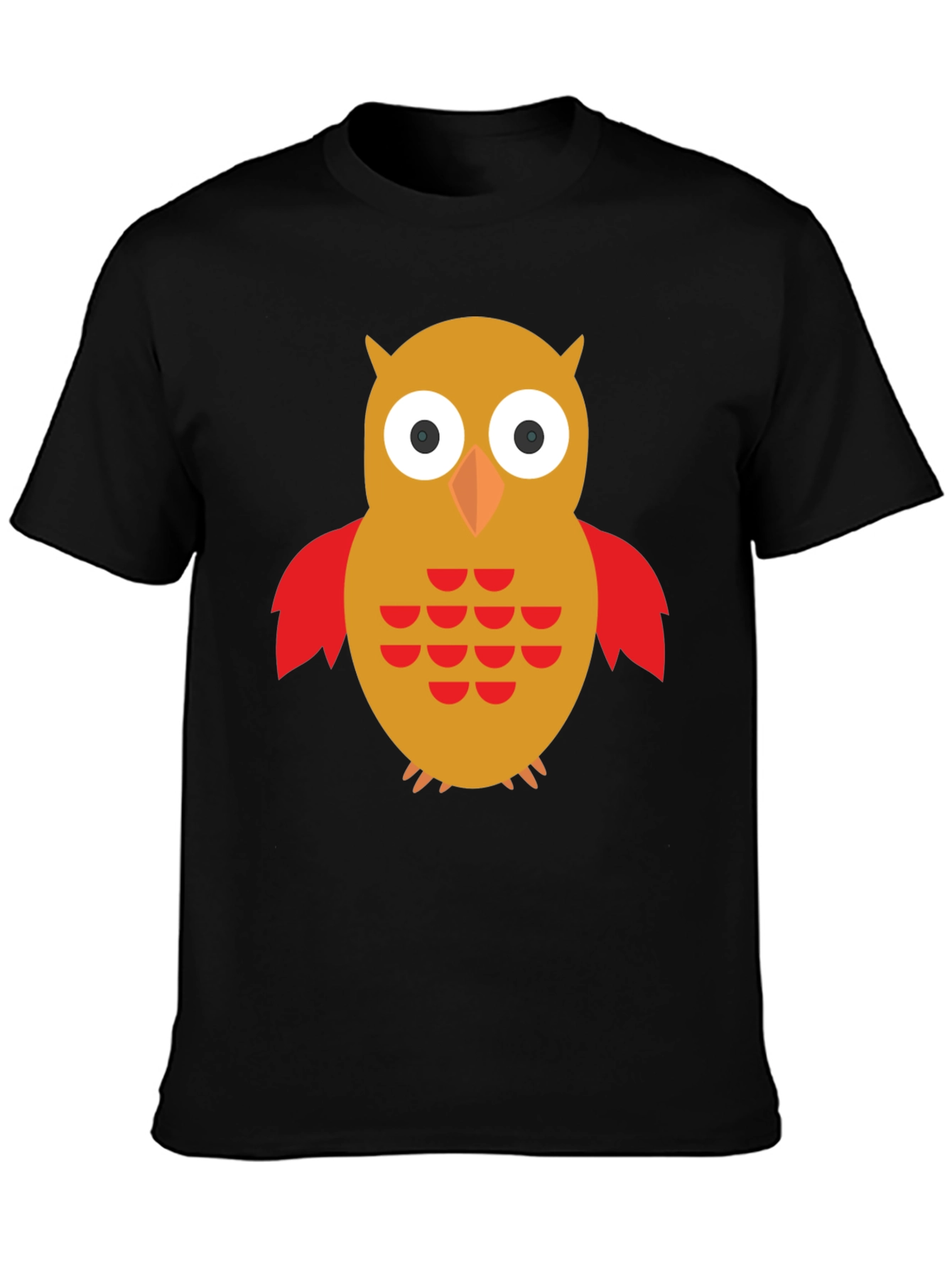 Owl Graphic T-Shirt - Mens Black Tee
