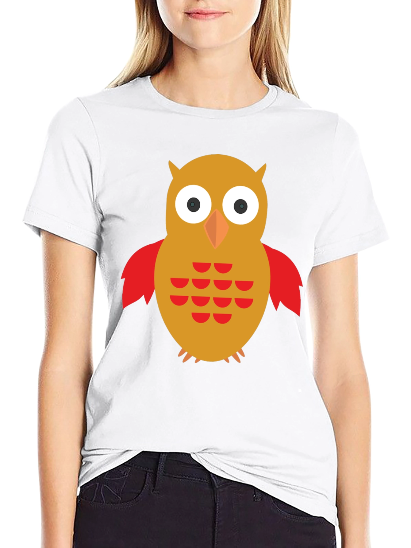 Owl Graphic T-Shirt - Mens Black Tee
