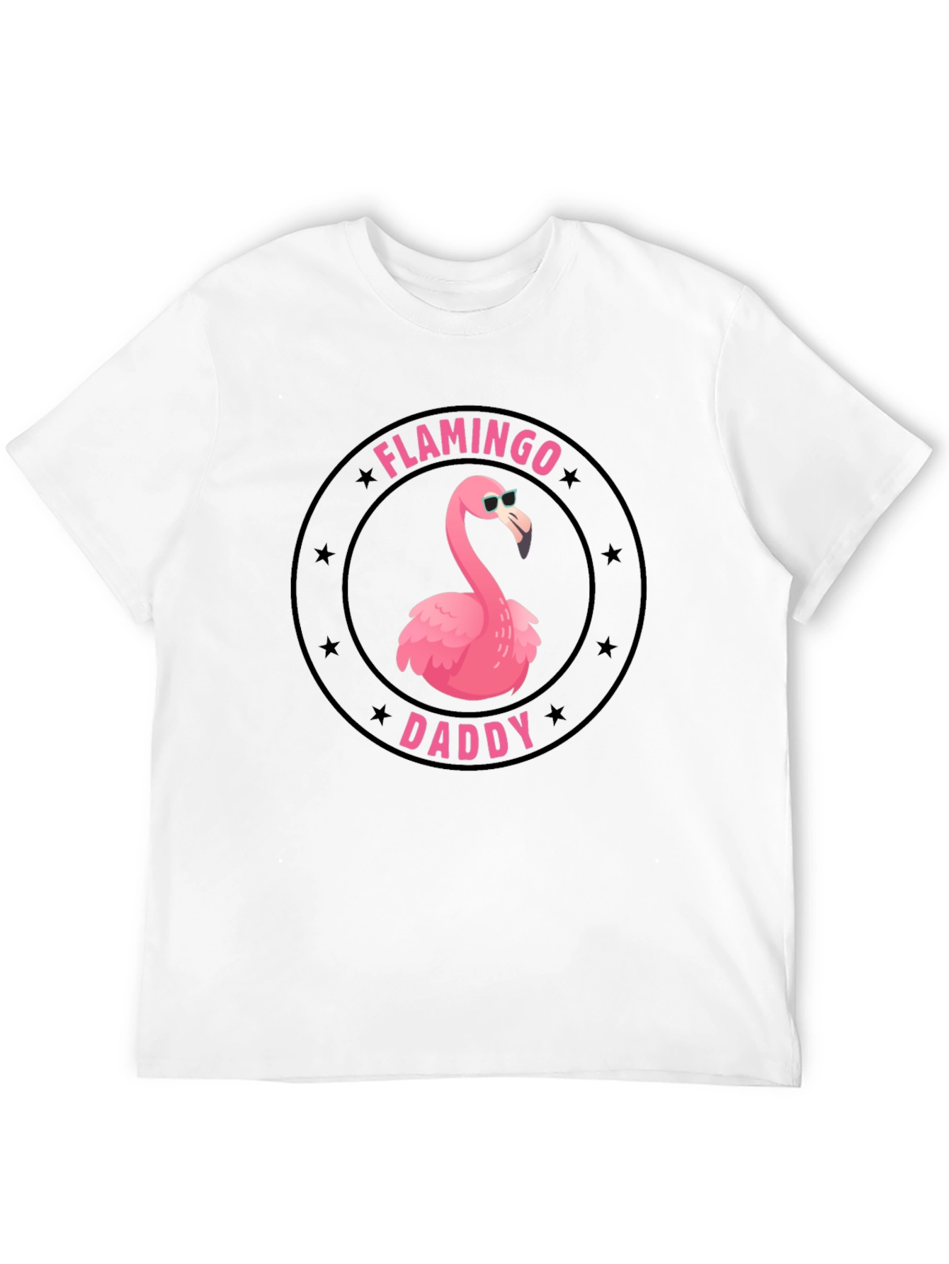 Flamingo Daddy T-Shirt - Cool Graphic Tee