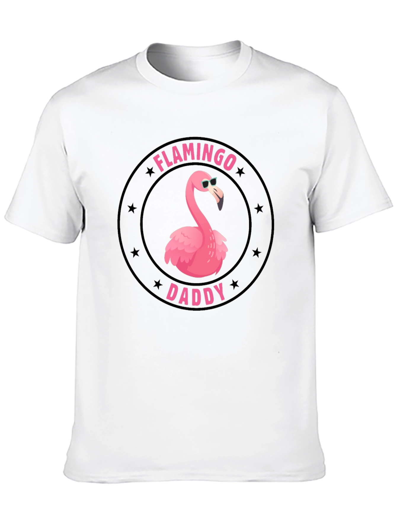 Flamingo Daddy T-Shirt - Cool Graphic Tee