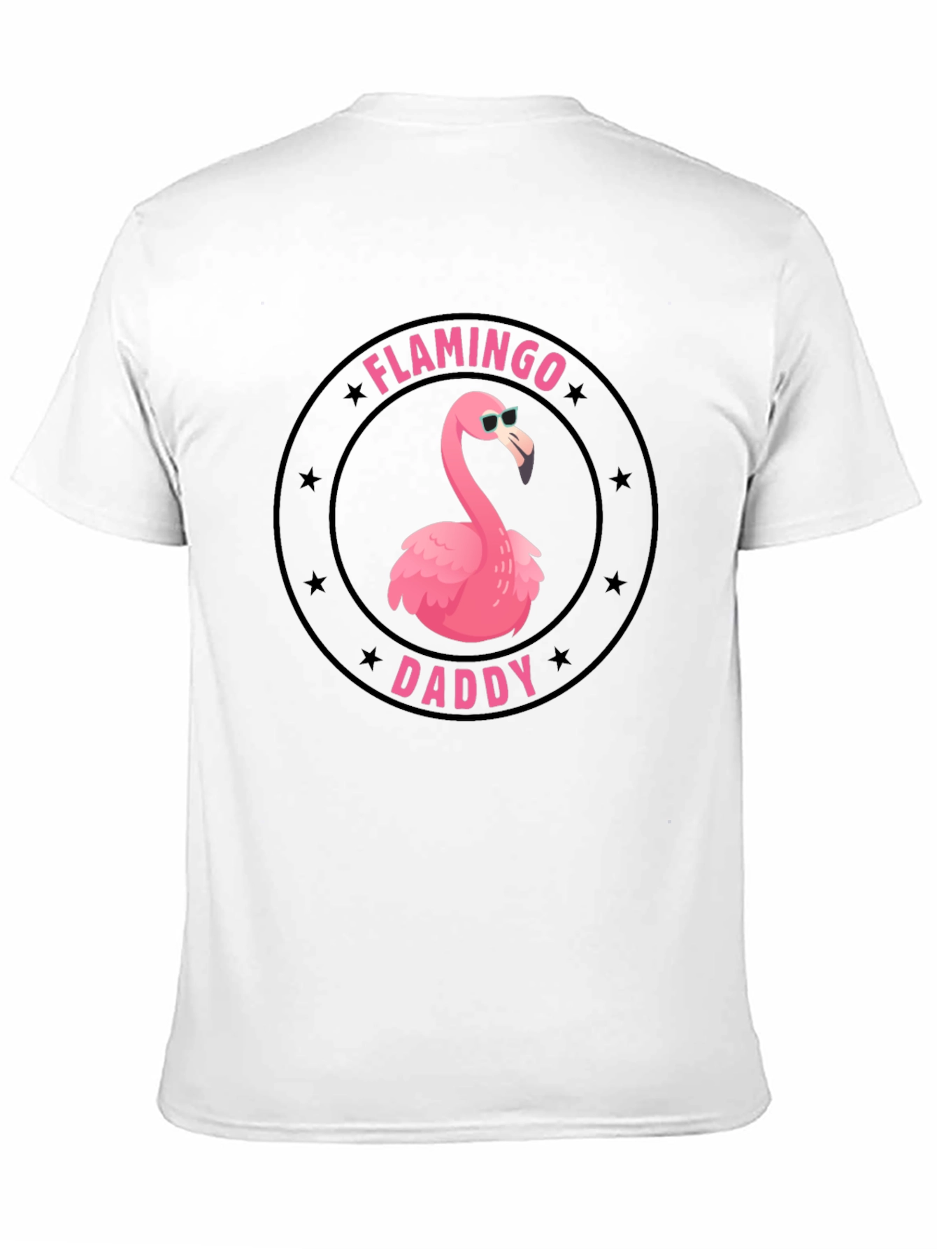 Flamingo Daddy T-Shirt - Cool Graphic Tee