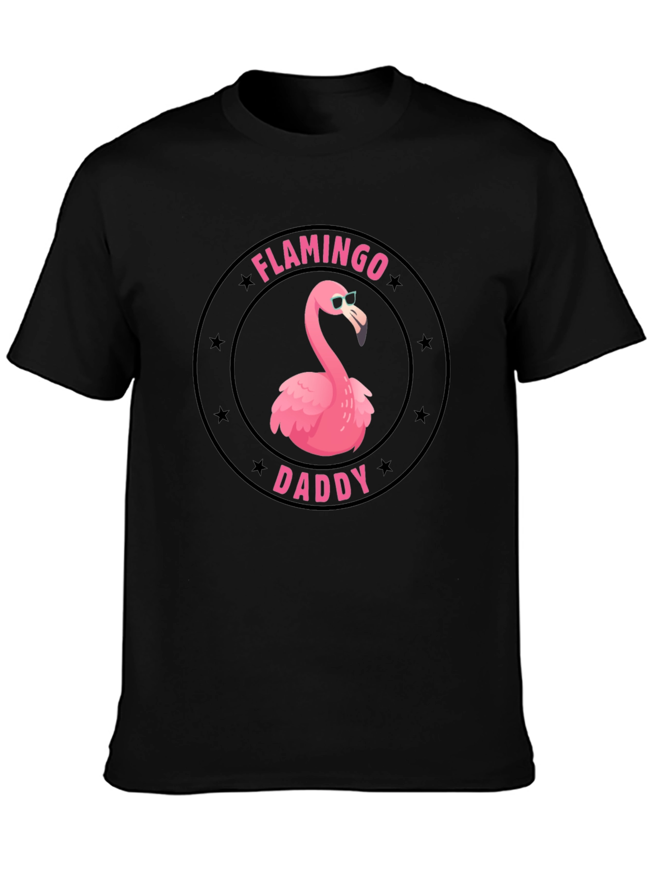 Flamingo Daddy T-Shirt - Cool Graphic Tee