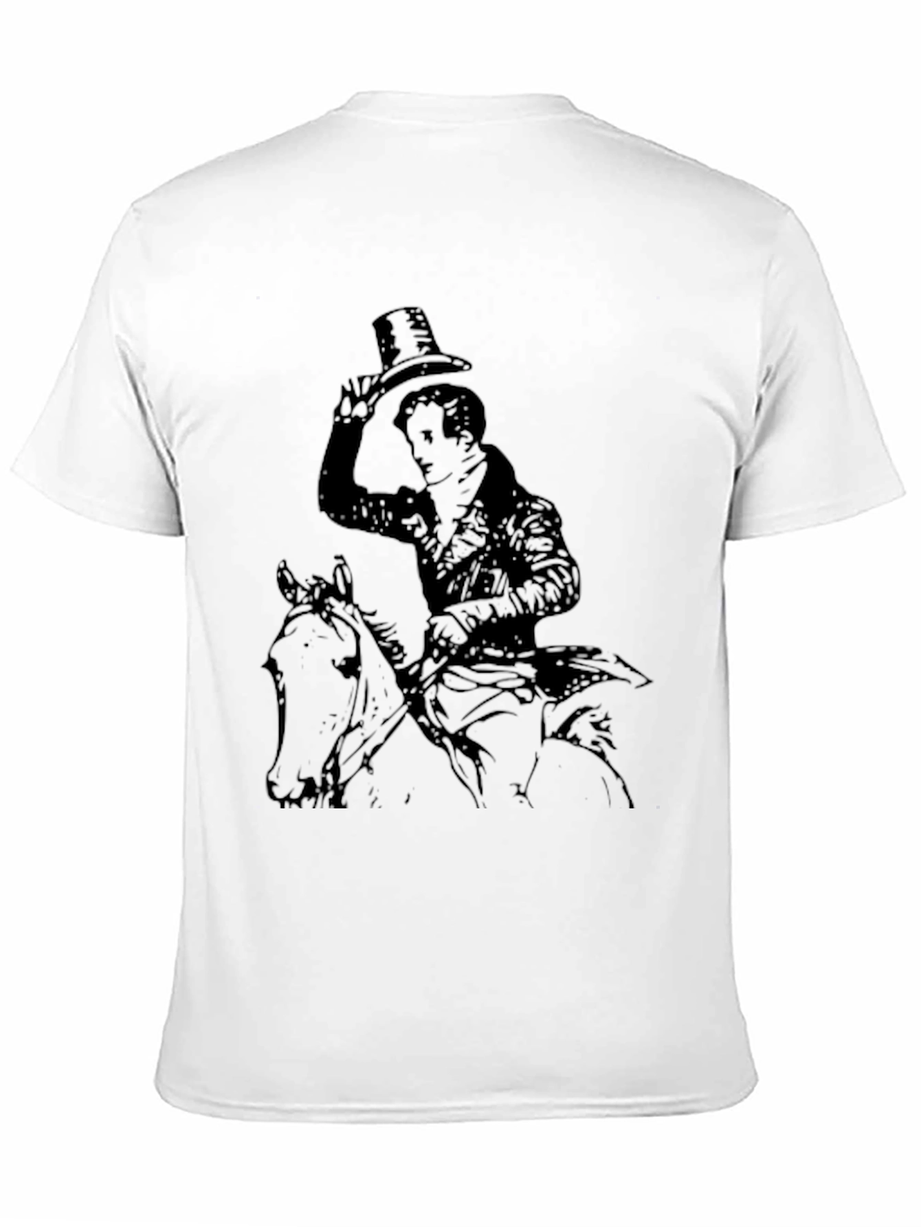 Equestrian Gentleman Black Graphic Tee