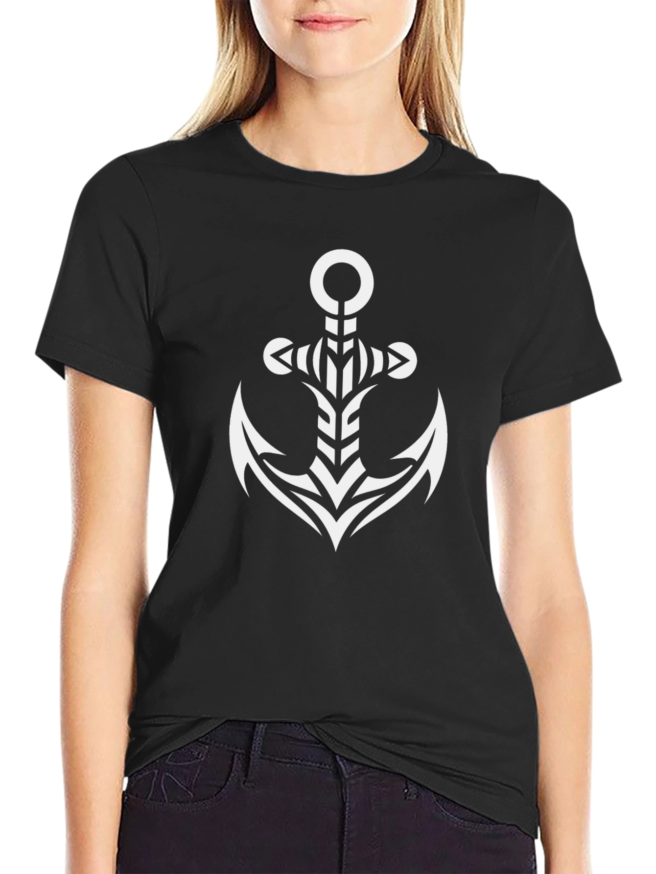 Anchor Graphic T-Shirt - Bold Nautical Style