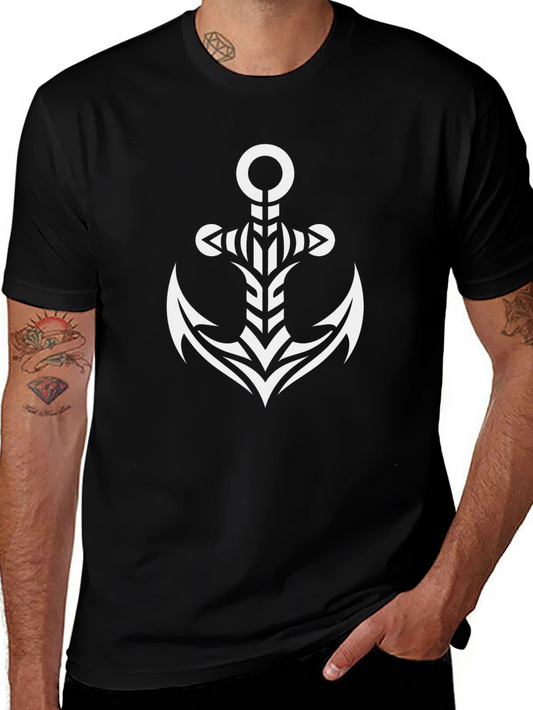 Anchor Graphic T-Shirt - Bold Nautical Style