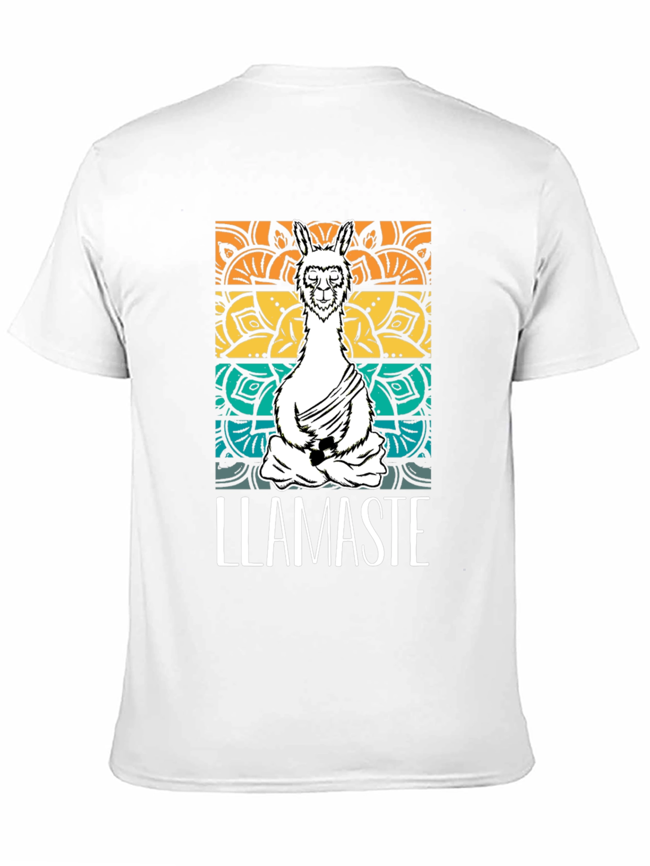 Llamaste Mens Black Graphic T-Shirt