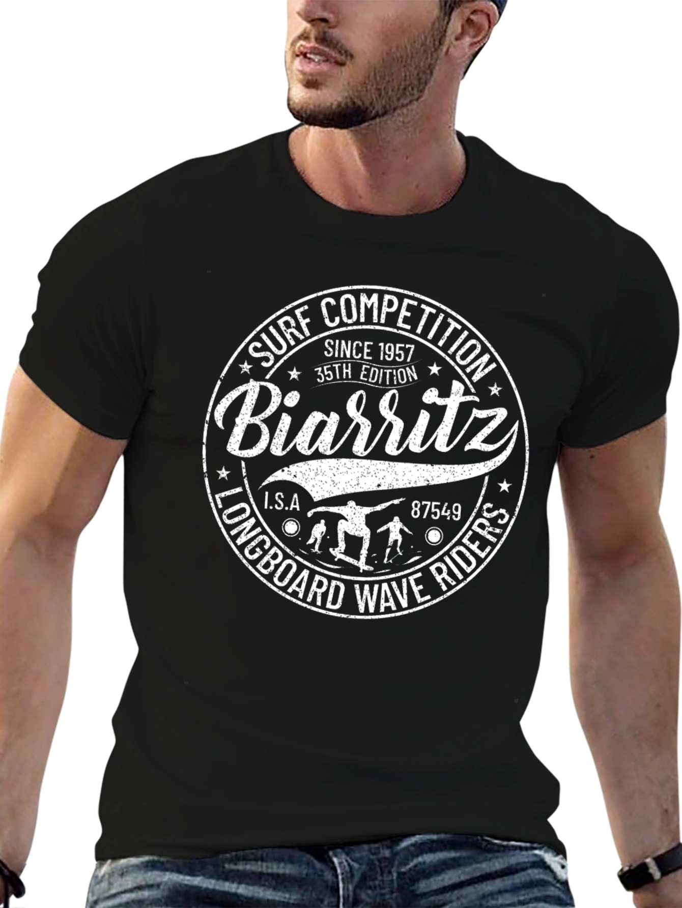 Biarritz Surf Competition Graphic Tee