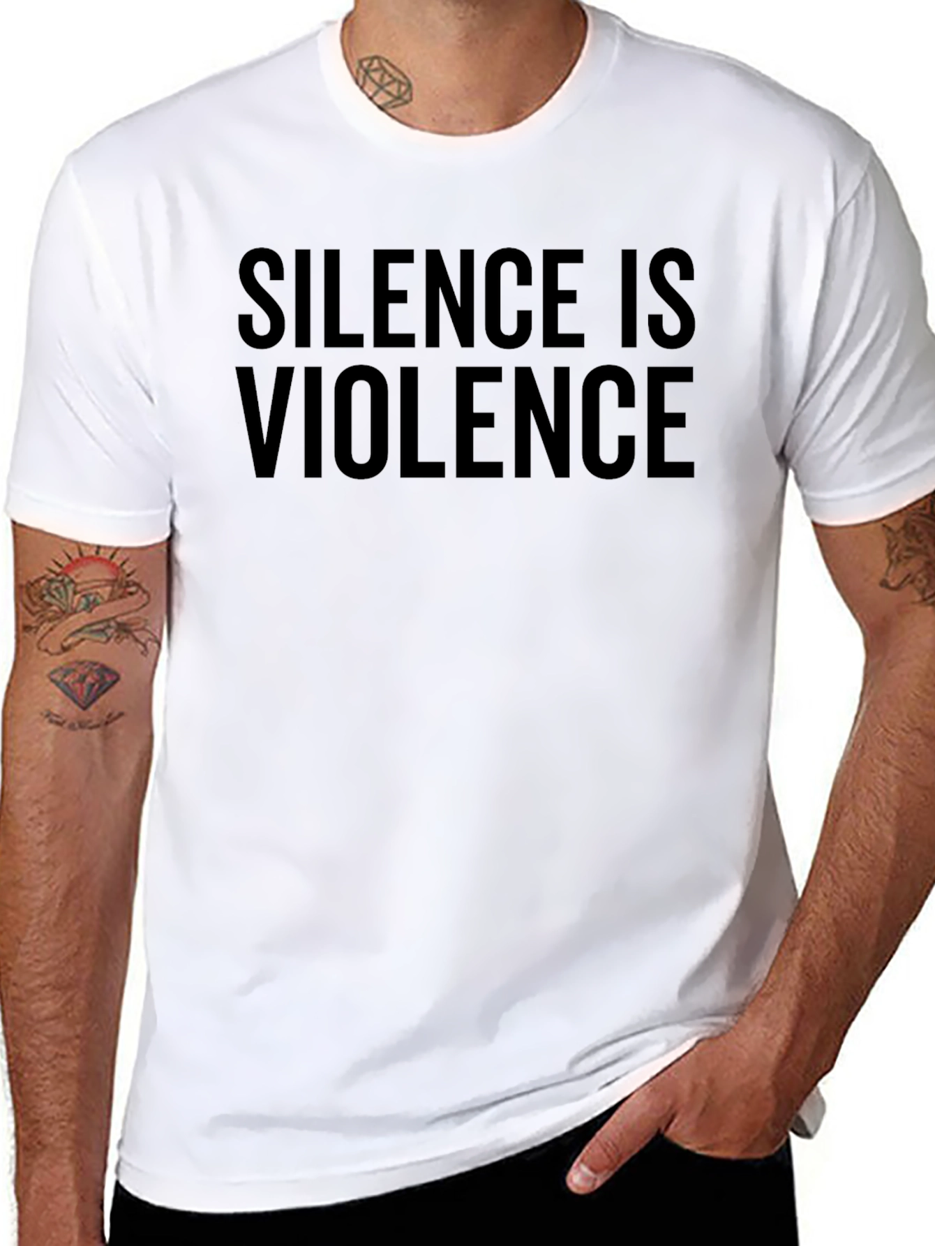 Silence is Violence Graphic T-Shirt