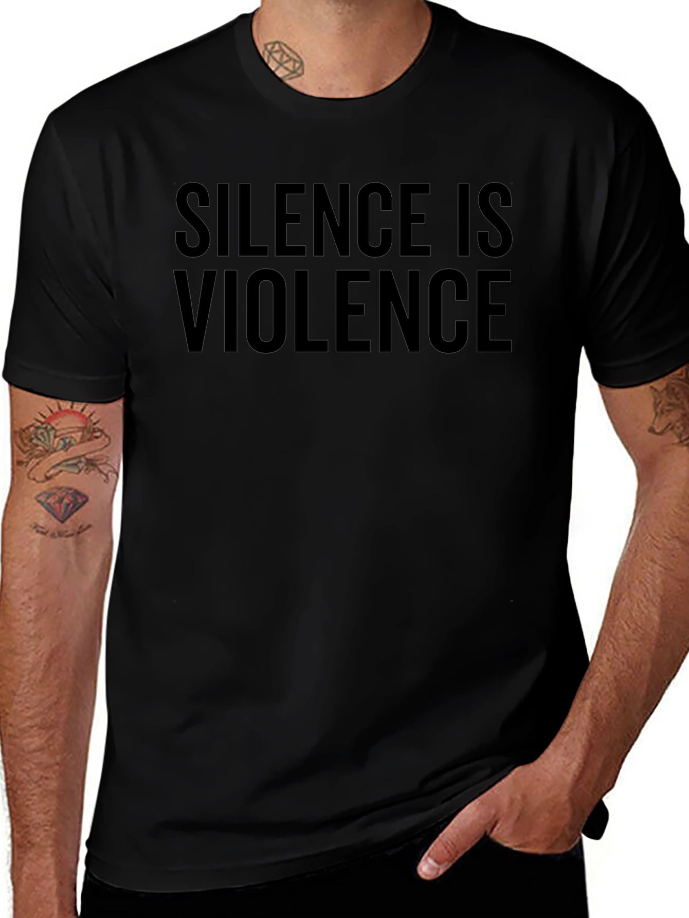 Silence is Violence Graphic T-Shirt