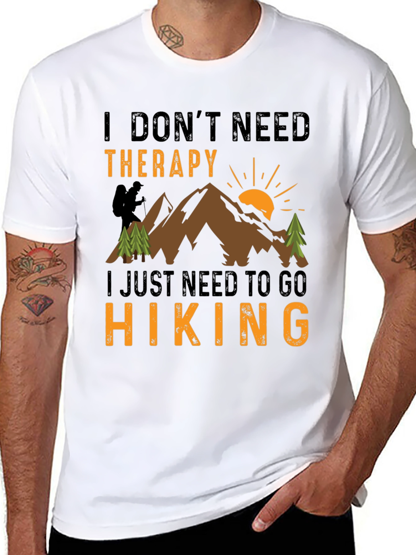 Hiking Therapy T-Shirt | Nature Lover Tee