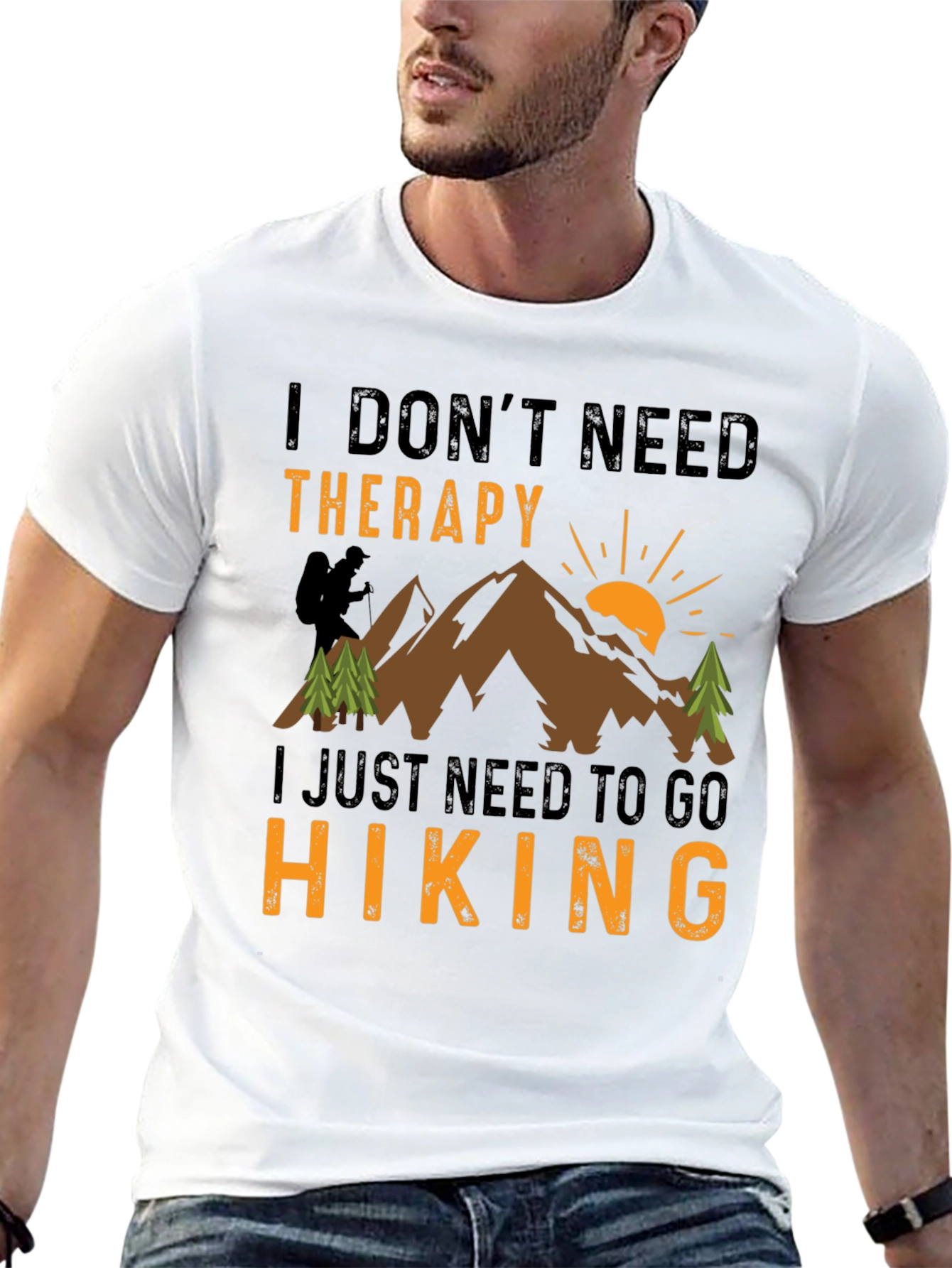 Hiking Therapy T-Shirt | Nature Lover Tee