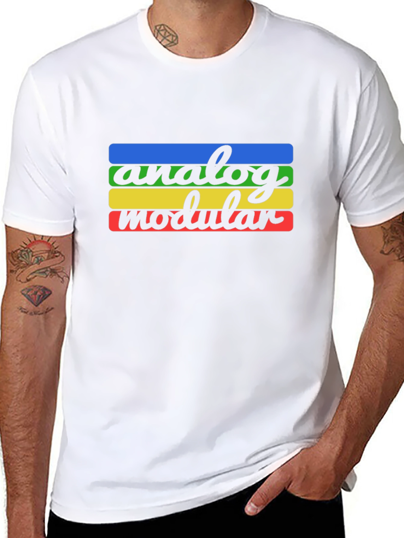 Retro Analog Modular Synthesizer Graphic Tee