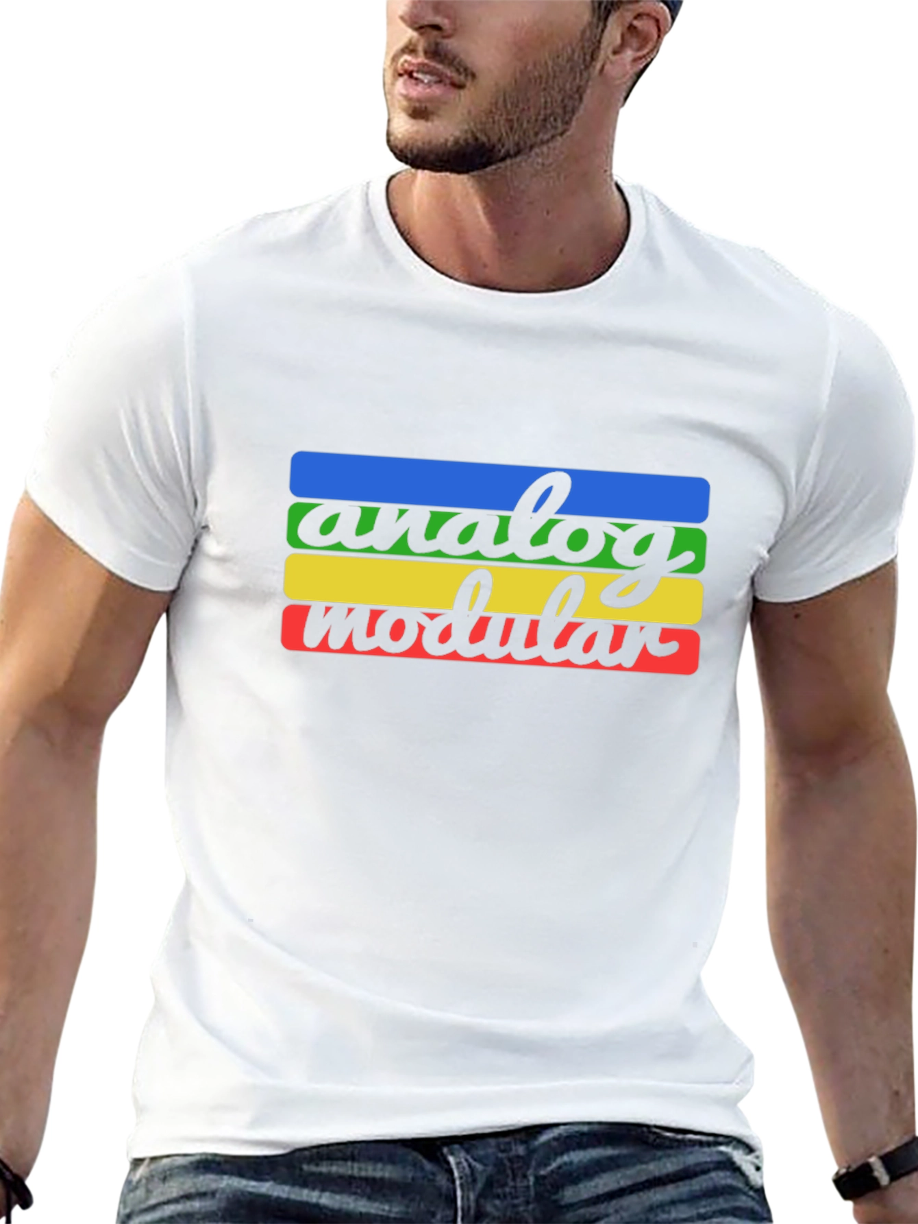 Retro Analog Modular Synthesizer Graphic Tee