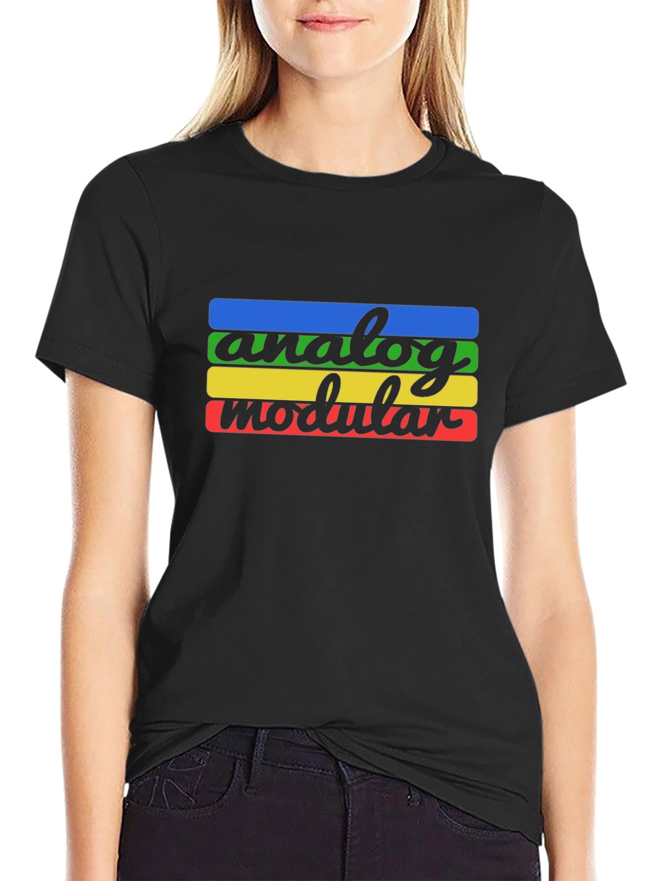 Retro Analog Modular Synthesizer Graphic Tee