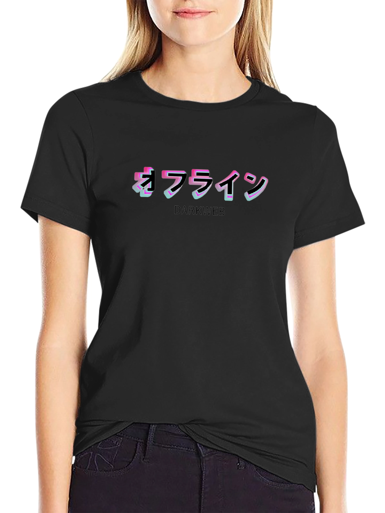 Darkweb Offline Aesthetic Graphic T-Shirt