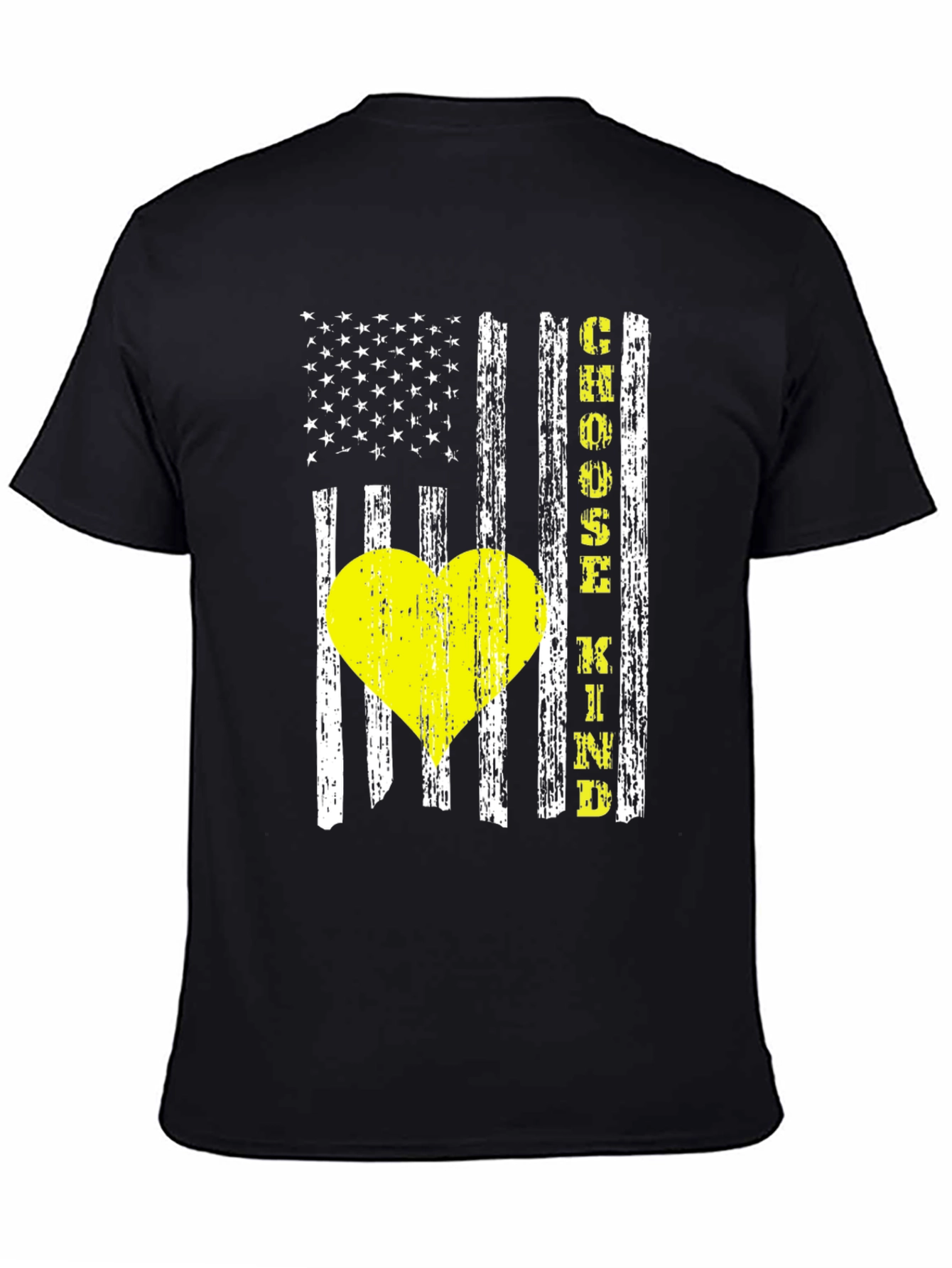 Choose Kind Heart Flag T-Shirt