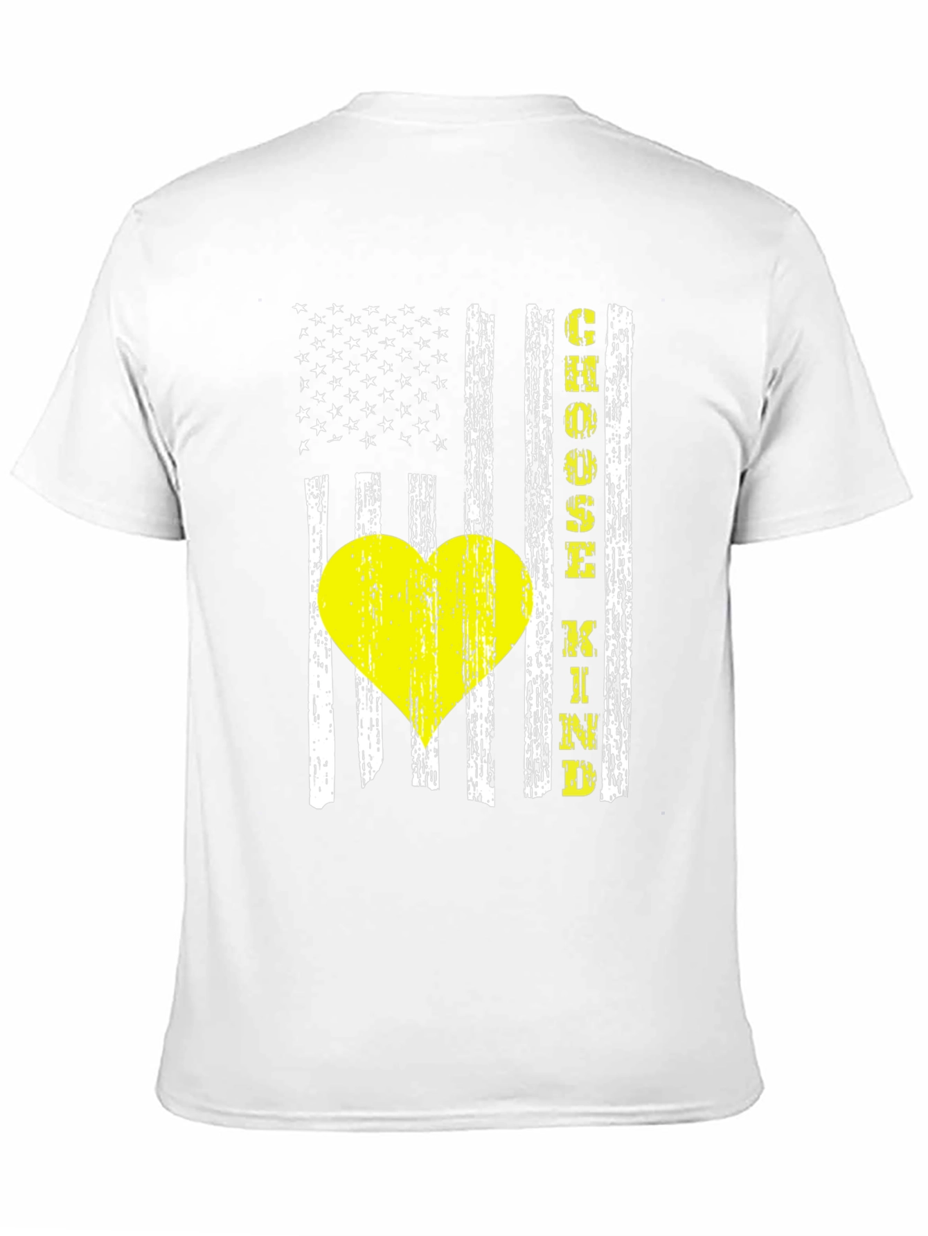 Choose Kind Heart Flag T-Shirt