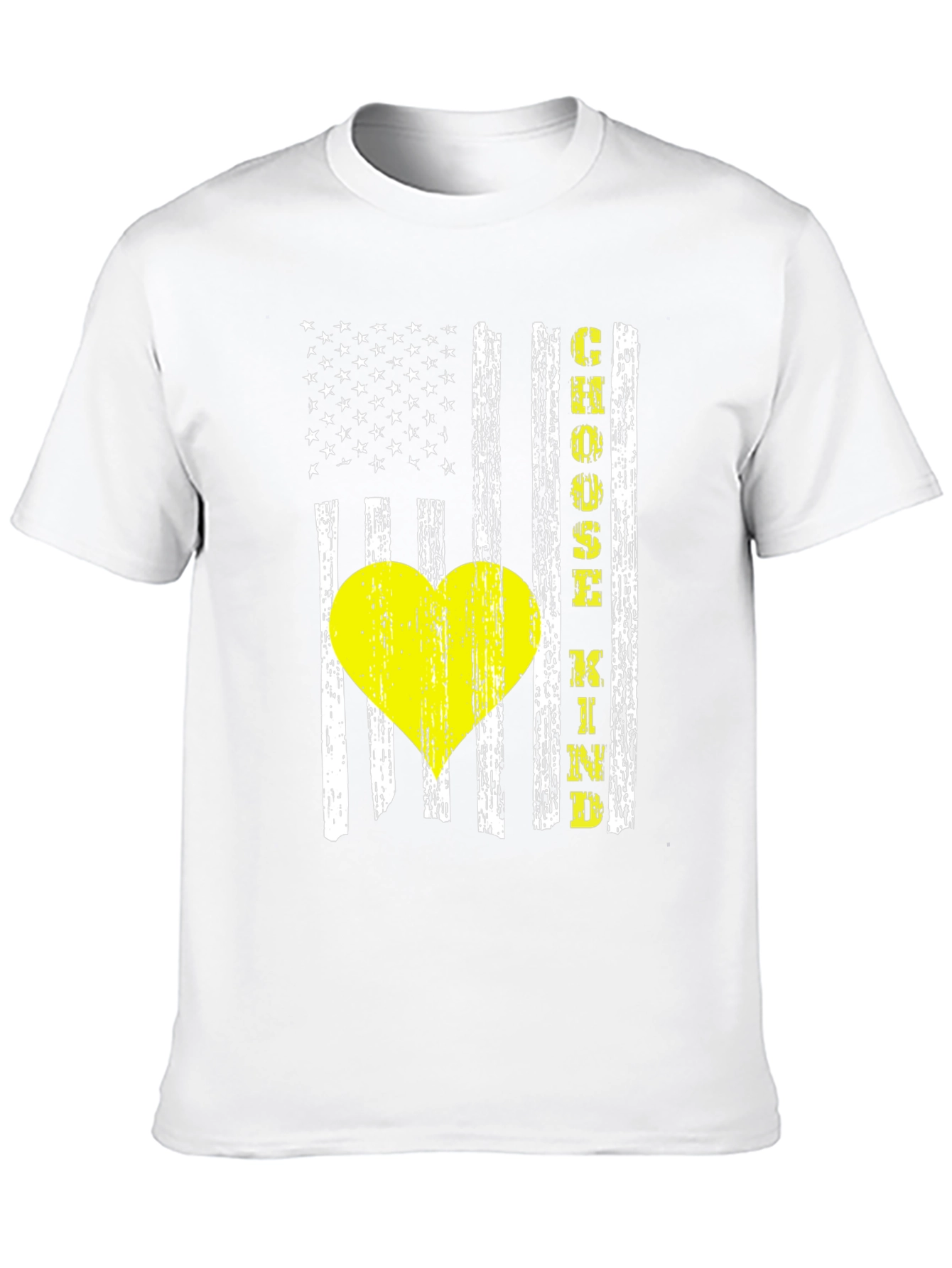Choose Kind Heart Flag T-Shirt