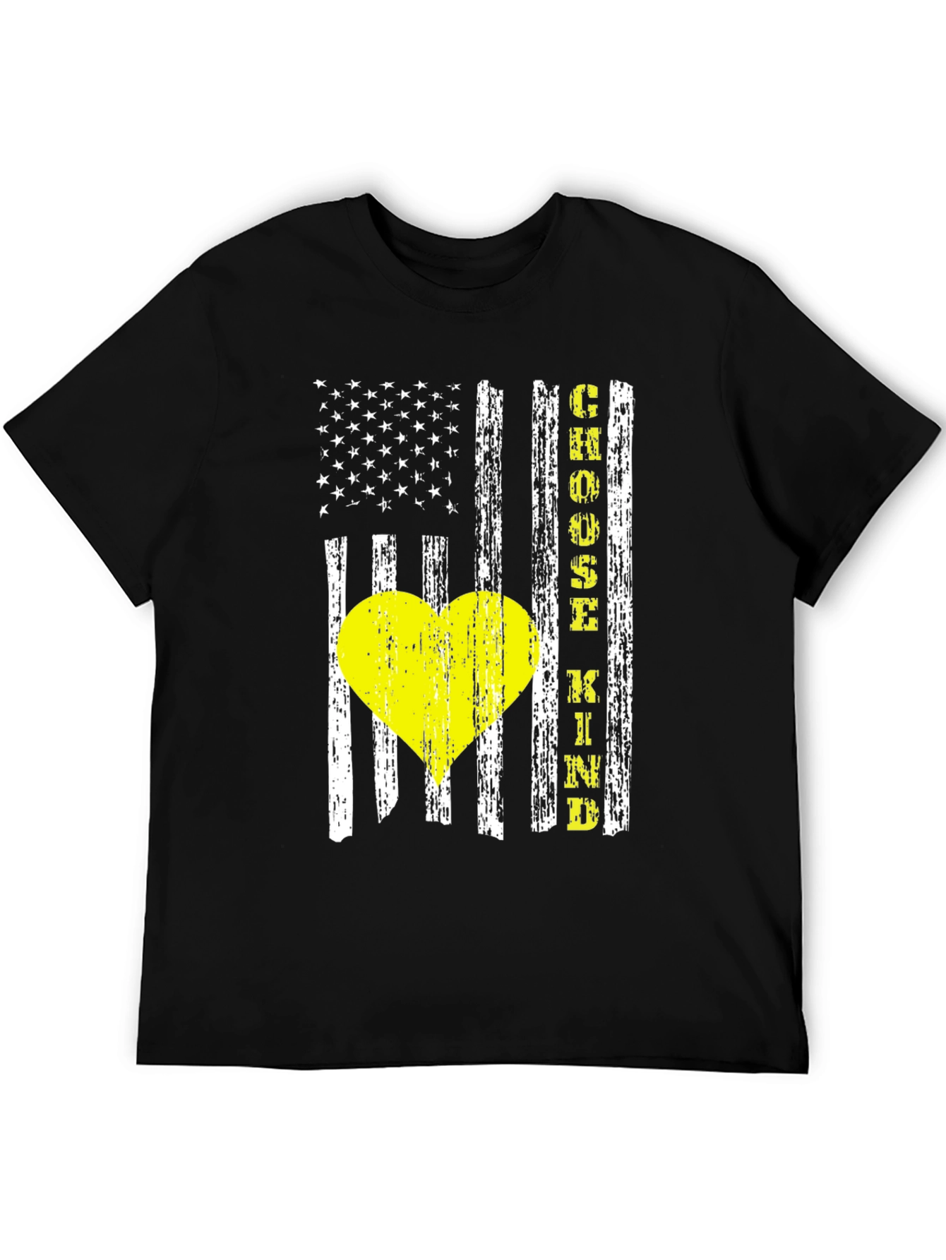 Choose Kind Heart Flag T-Shirt