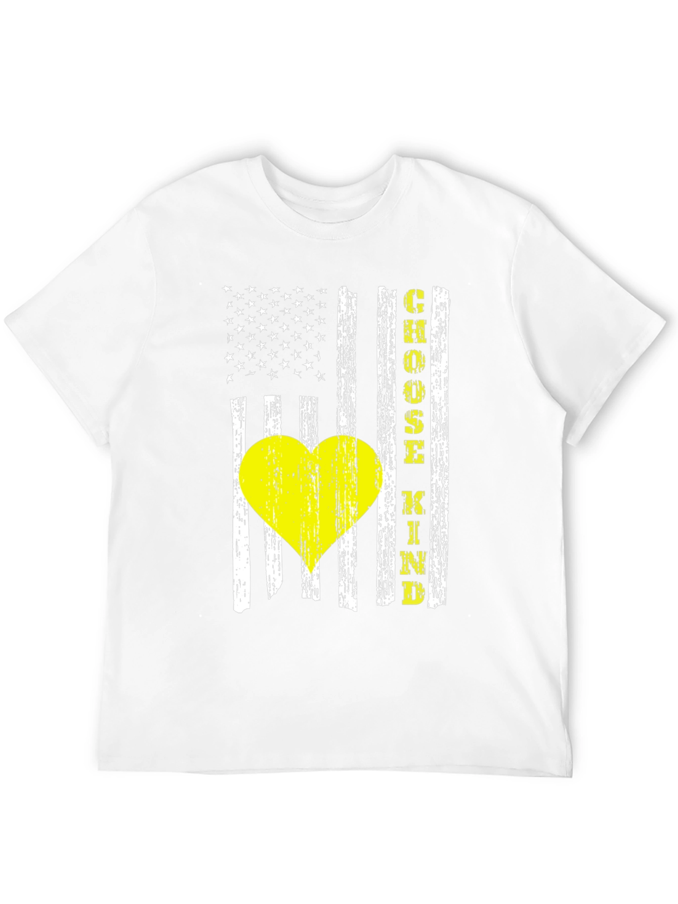 Choose Kind Heart Flag T-Shirt
