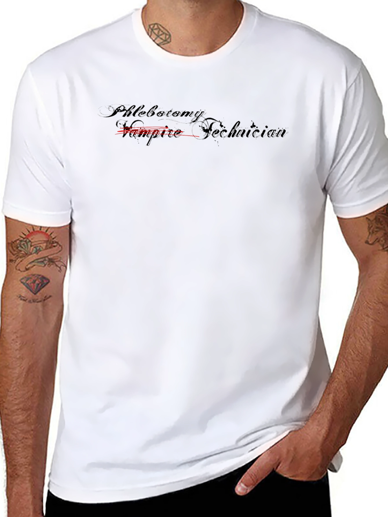 Phlebotomy Technician T-Shirt - Stylish Medical Apparel