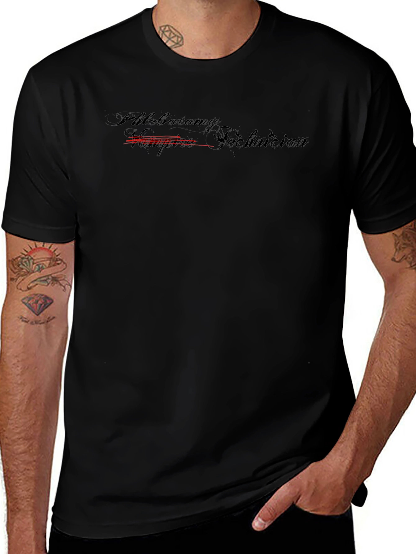 Phlebotomy Technician T-Shirt - Stylish Medical Apparel