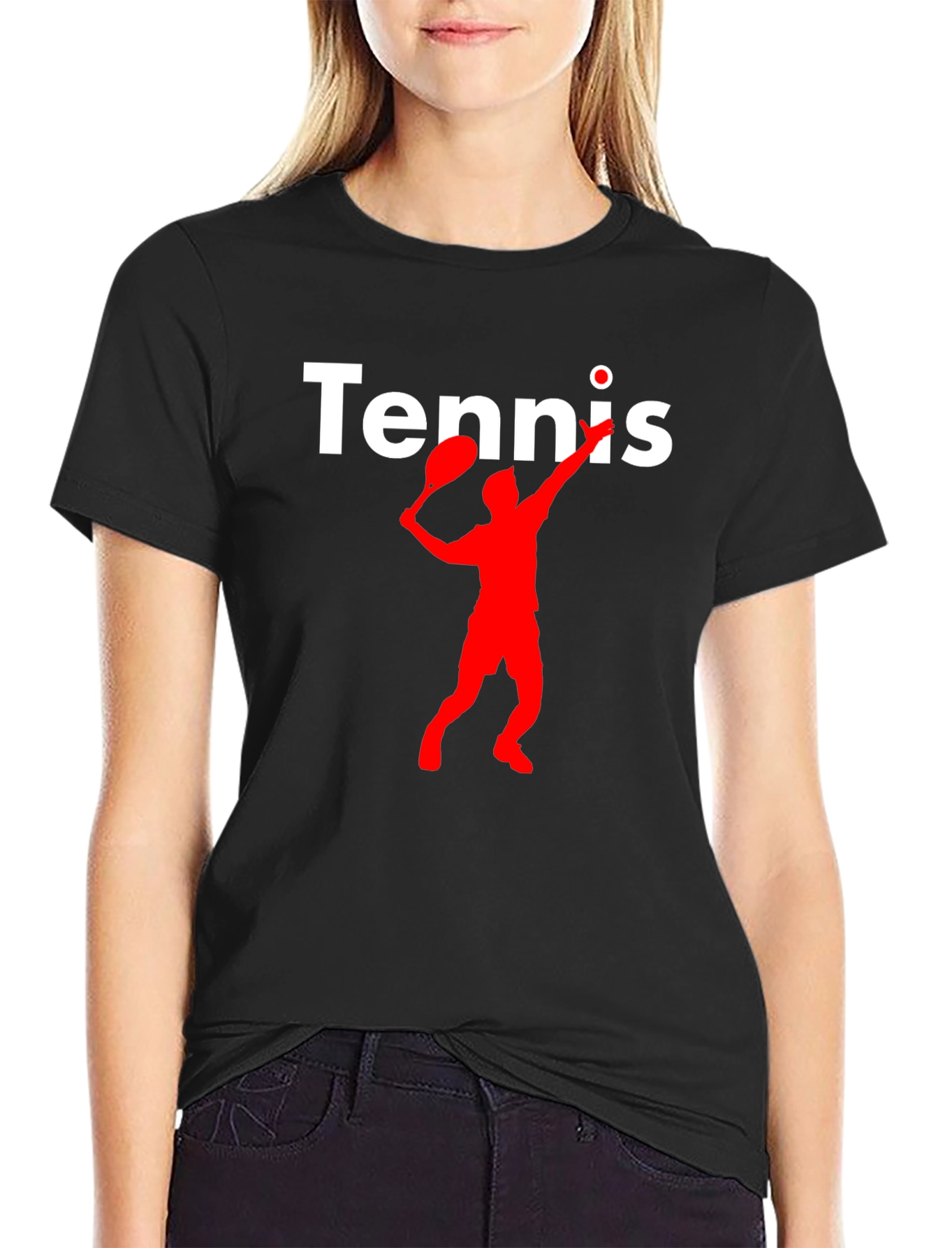 Tennis Player Graphic T-Shirt - Serve Up Style