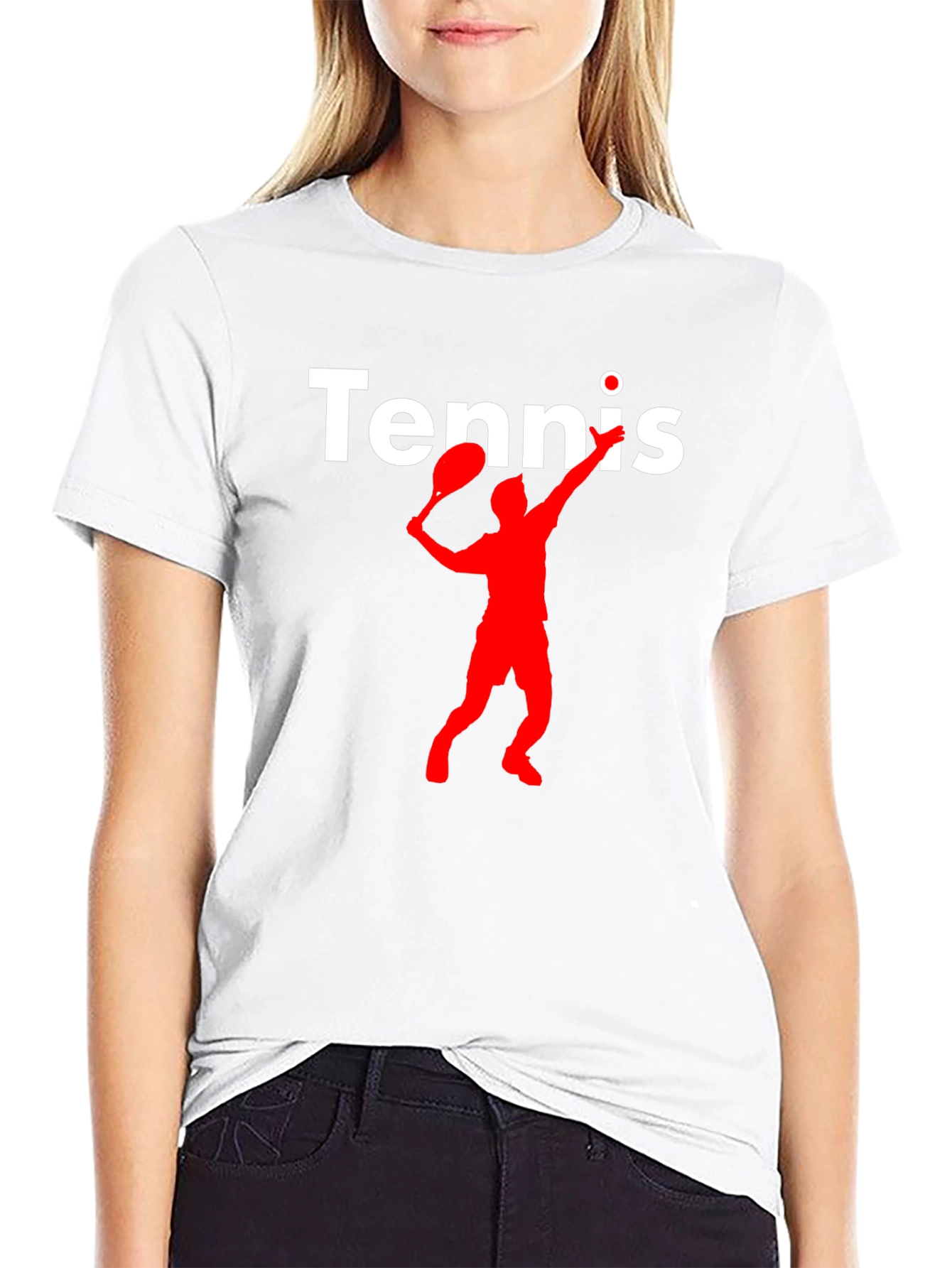 Tennis Player Graphic T-Shirt - Serve Up Style