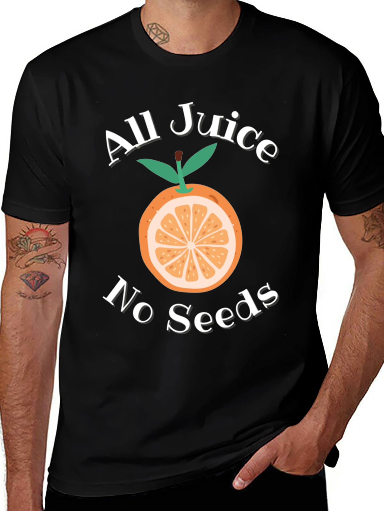 All Juice No Seeds Graphic T-Shirt