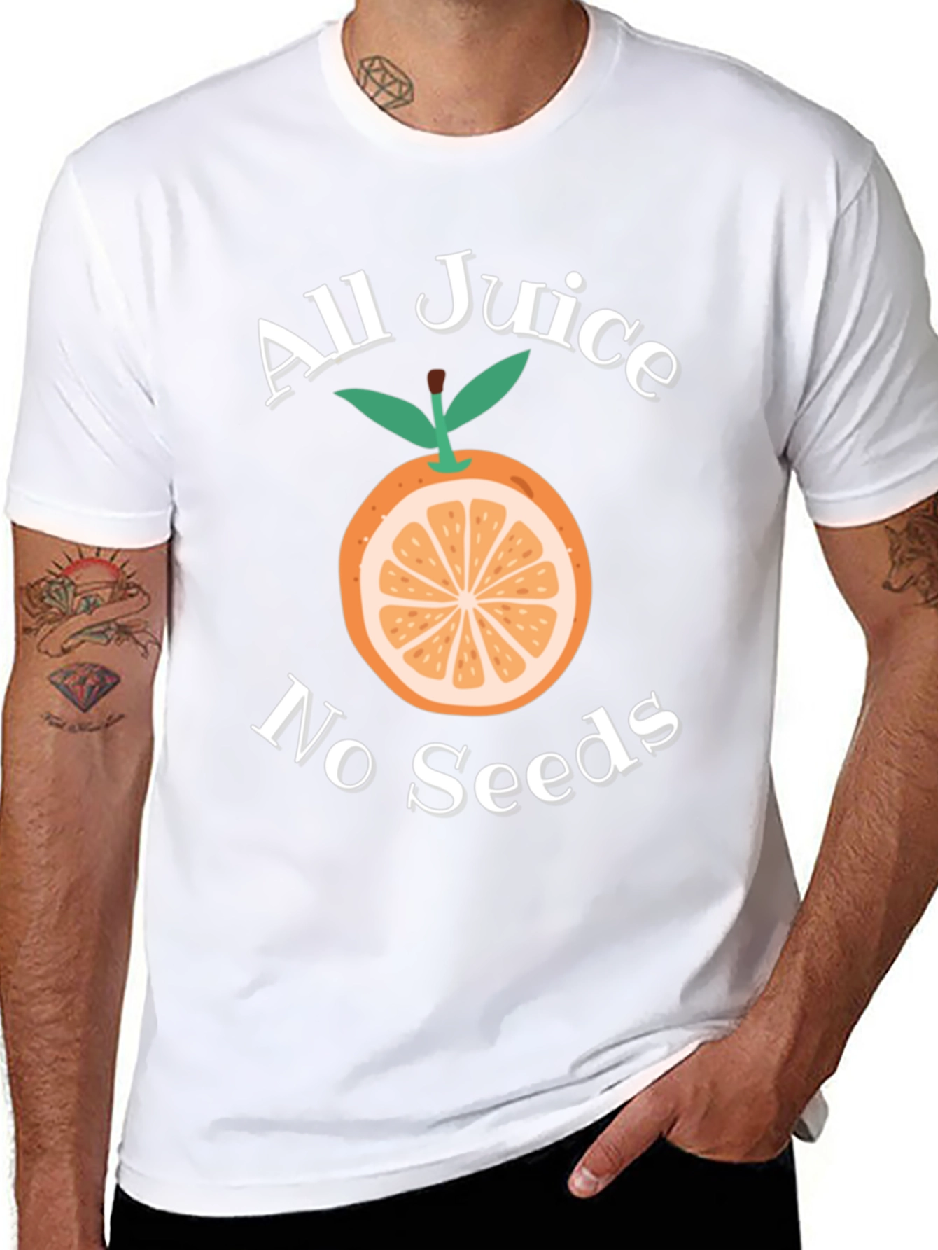 All Juice No Seeds Graphic T-Shirt