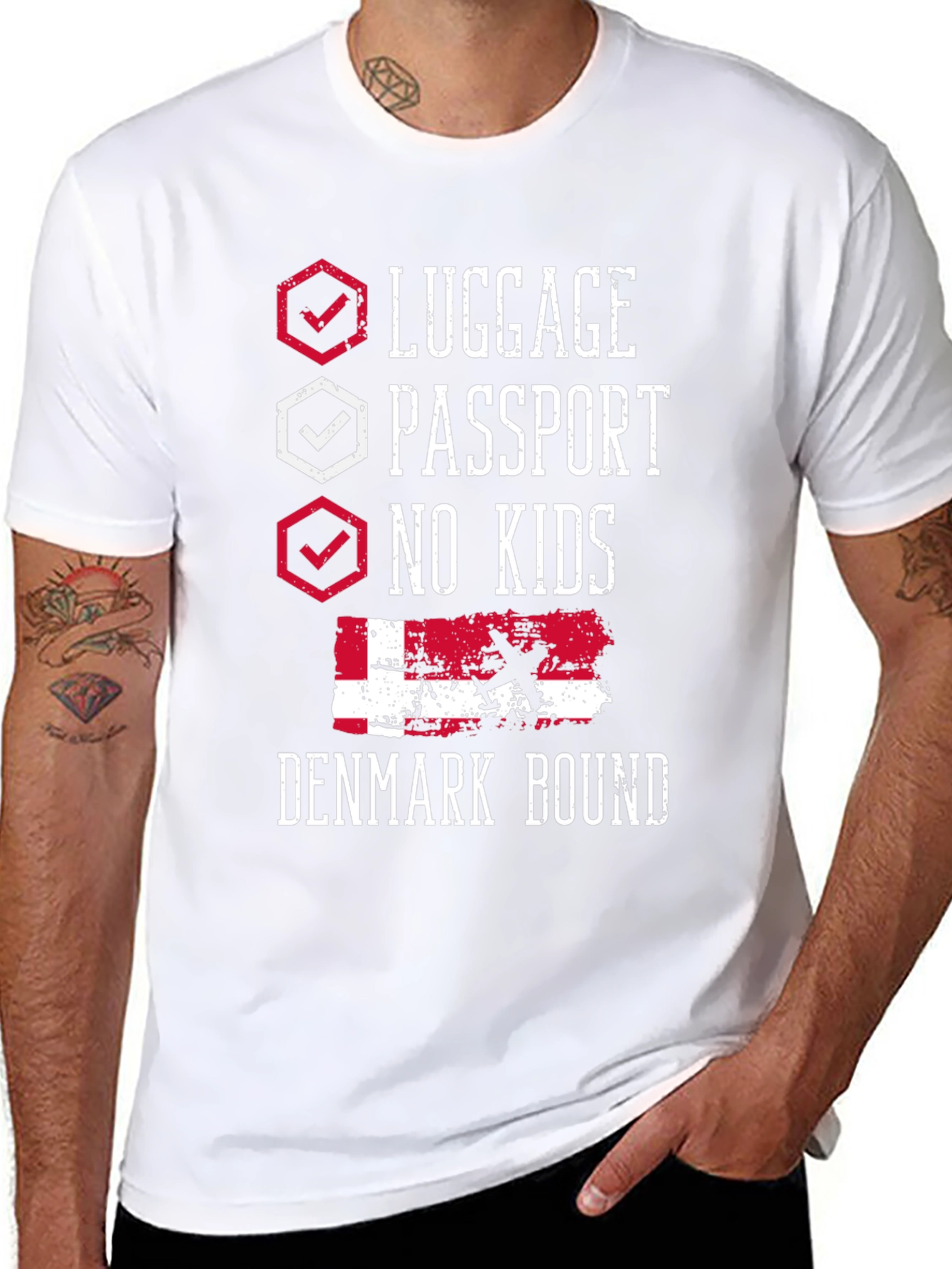 Denmark Bound Travel T-Shirt