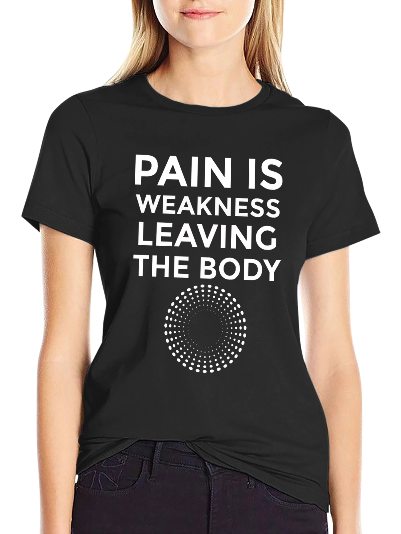 Pain Is Weakness Tee - Motivational Workout Shirt