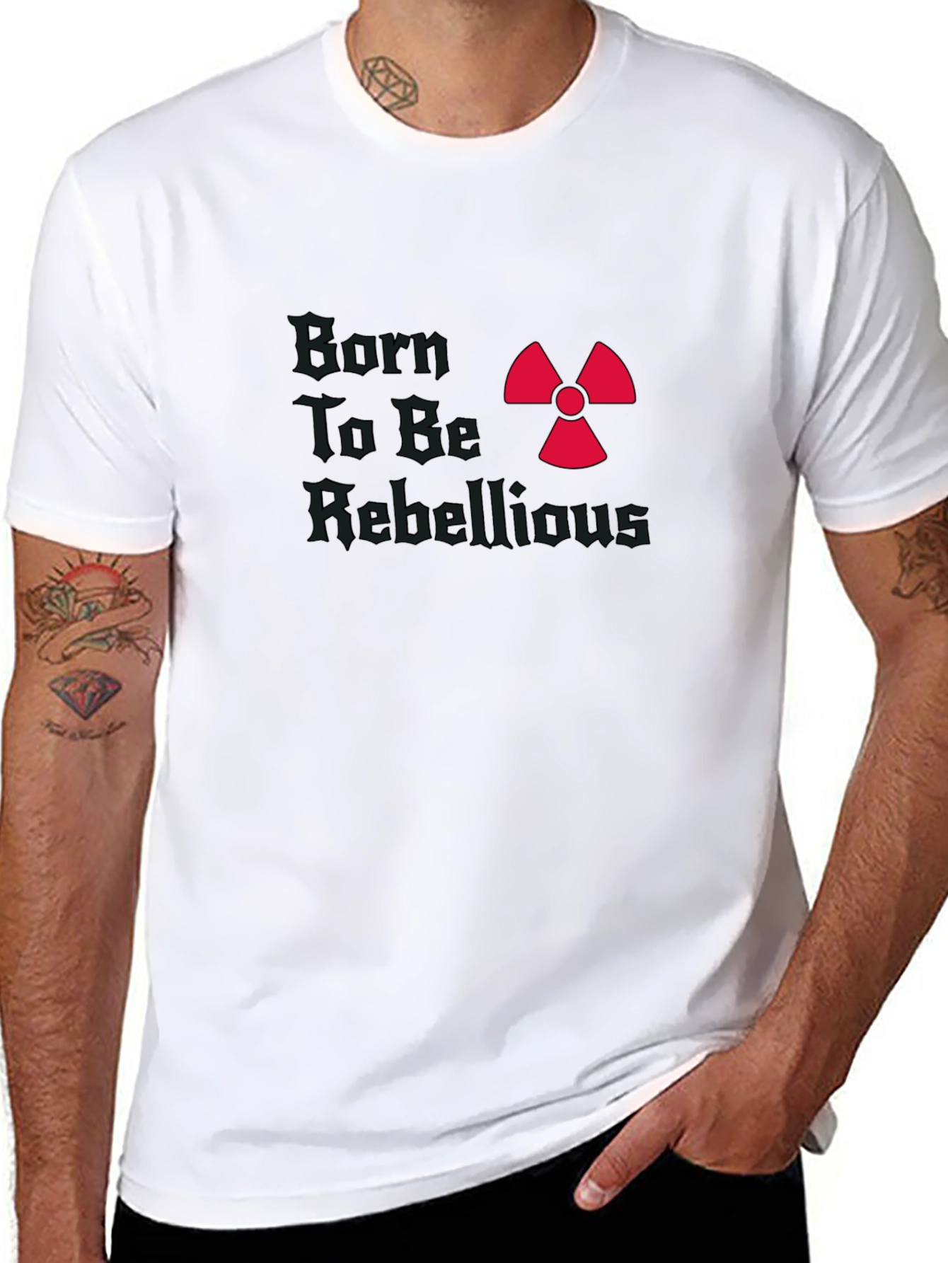 Born To Be Rebellious T-Shirt Graphic Tee