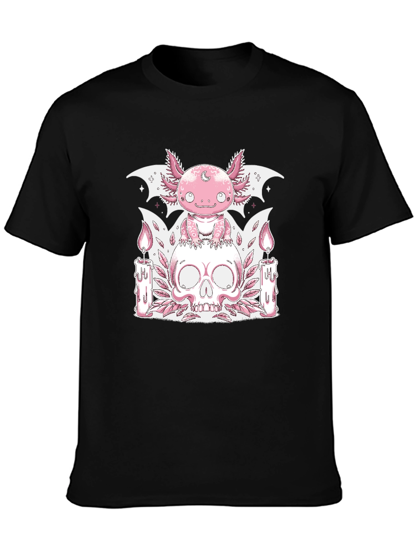 Axolotl Skull Gothic T-Shirt