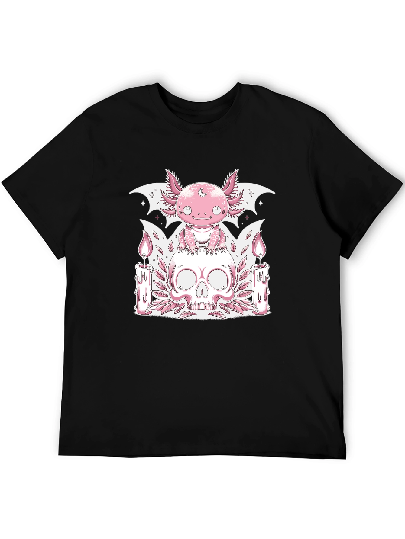 Axolotl Skull Gothic T-Shirt